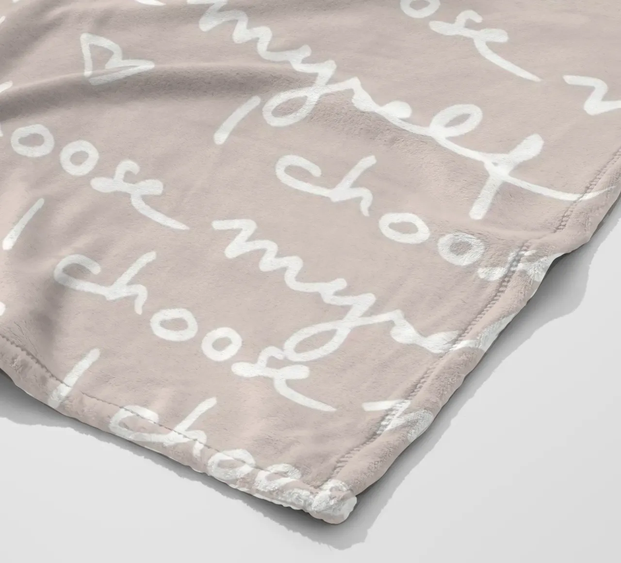 I choose myself 1 coperta in pile da Studio Memb