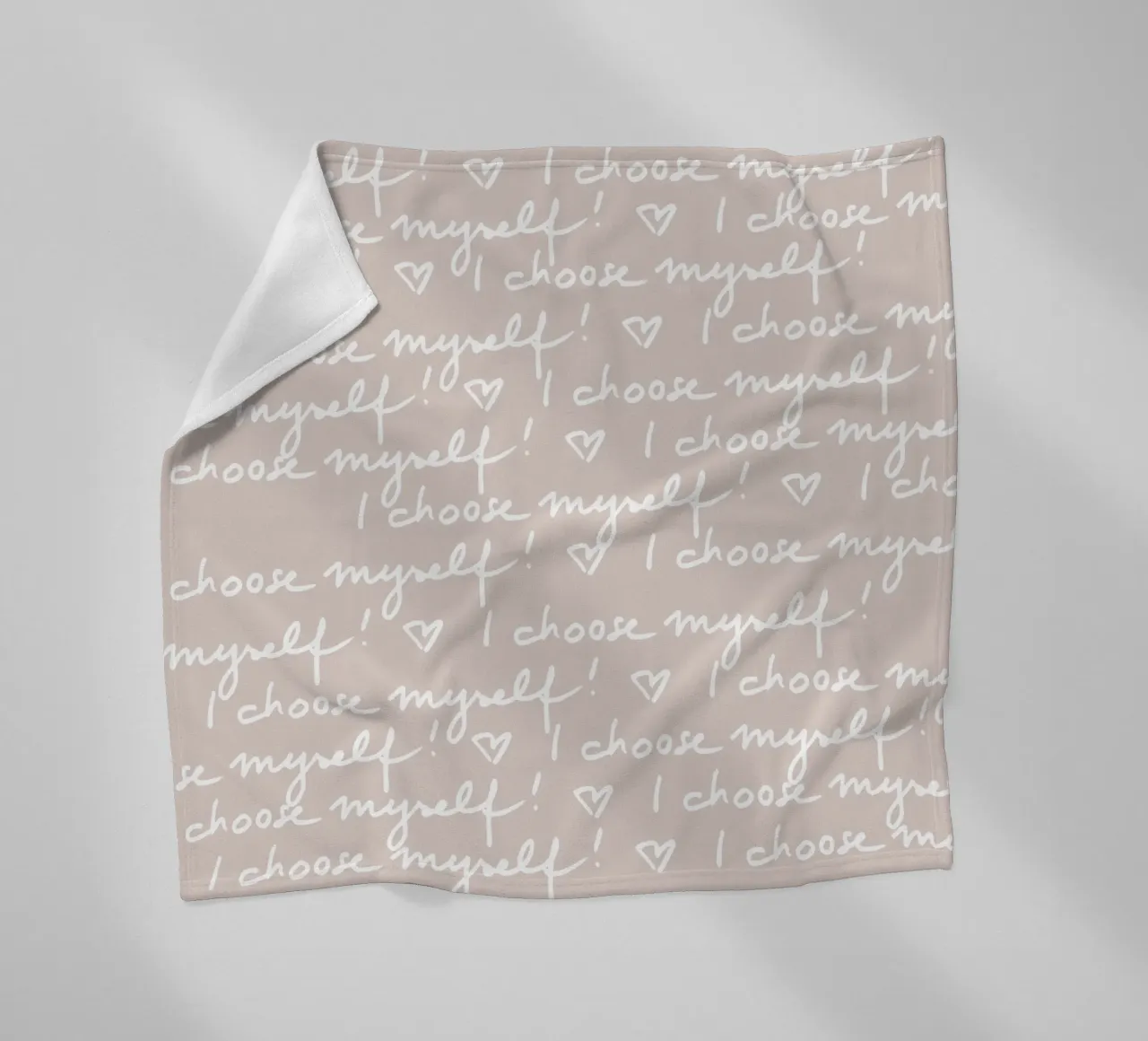 I choose myself 1 coperta in pile da Studio Memb