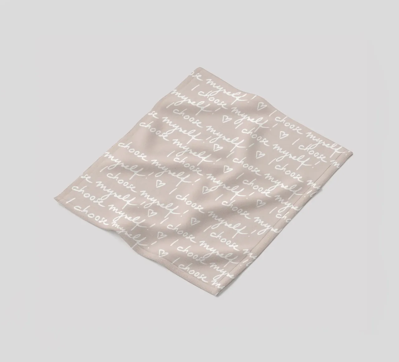 I choose myself 1 coperta in pile da Studio Memb