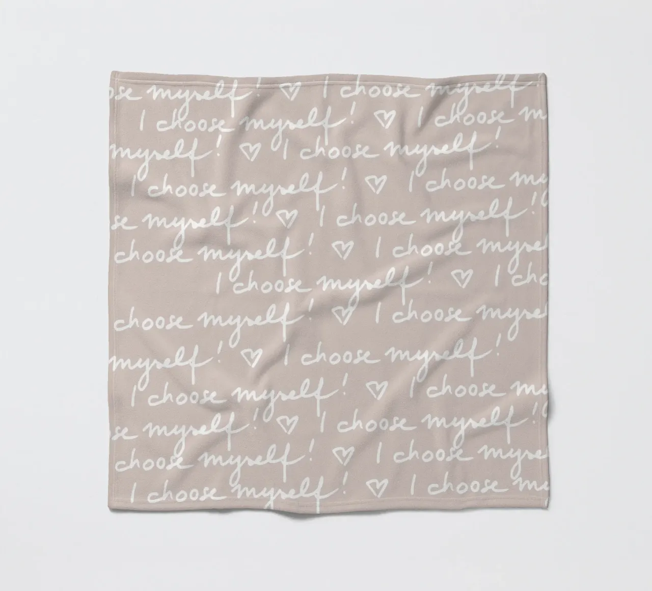 I choose myself 1 coperta in pile da Studio Memb