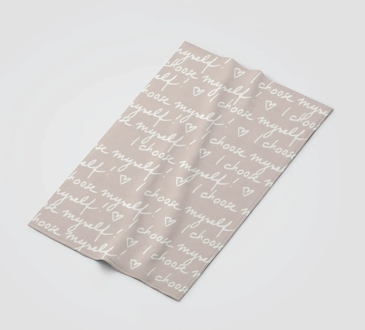 I choose myself 1 coperta in pile da Studio Memb
