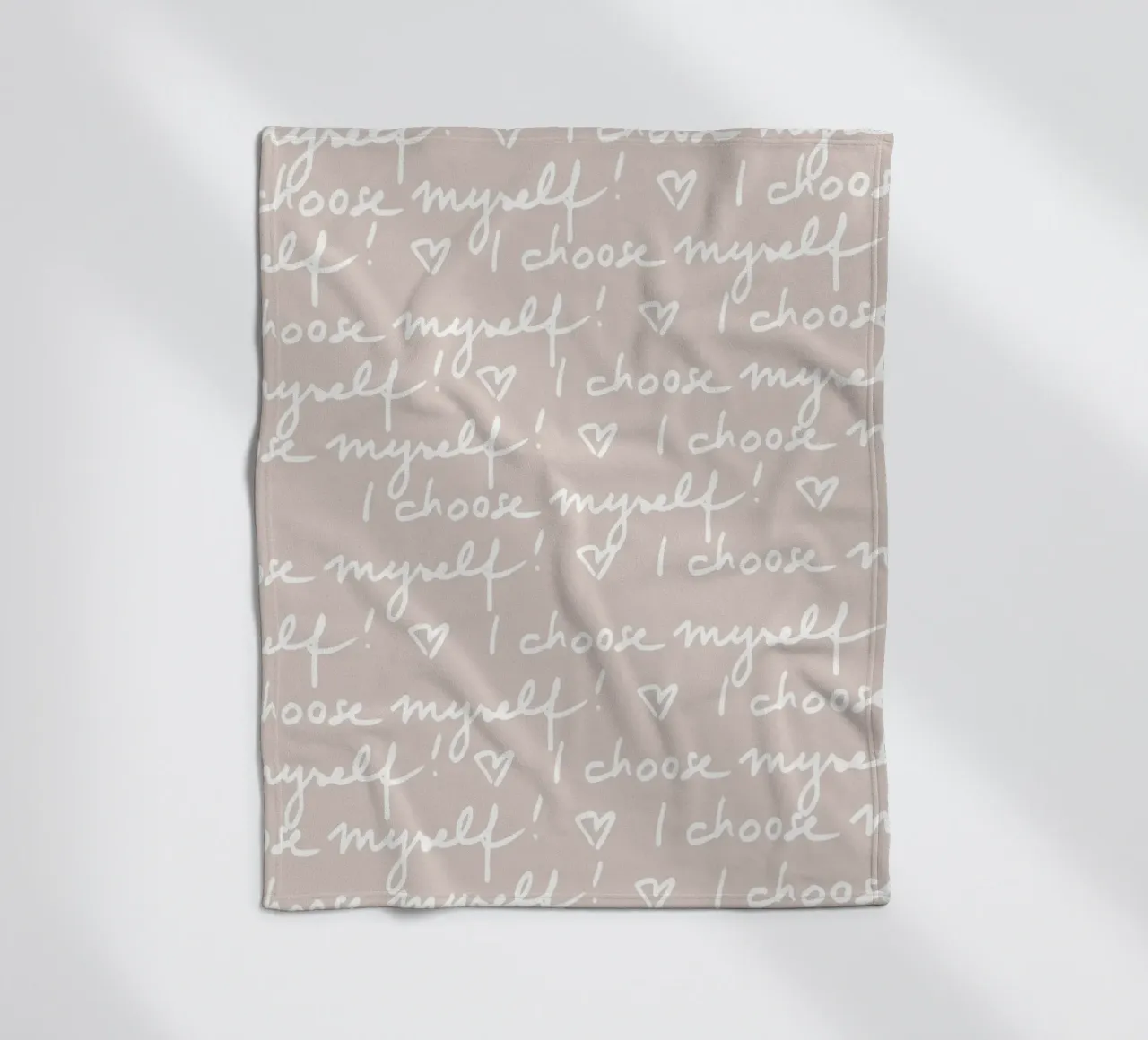 I choose myself 1 coperta in pile da Studio Memb