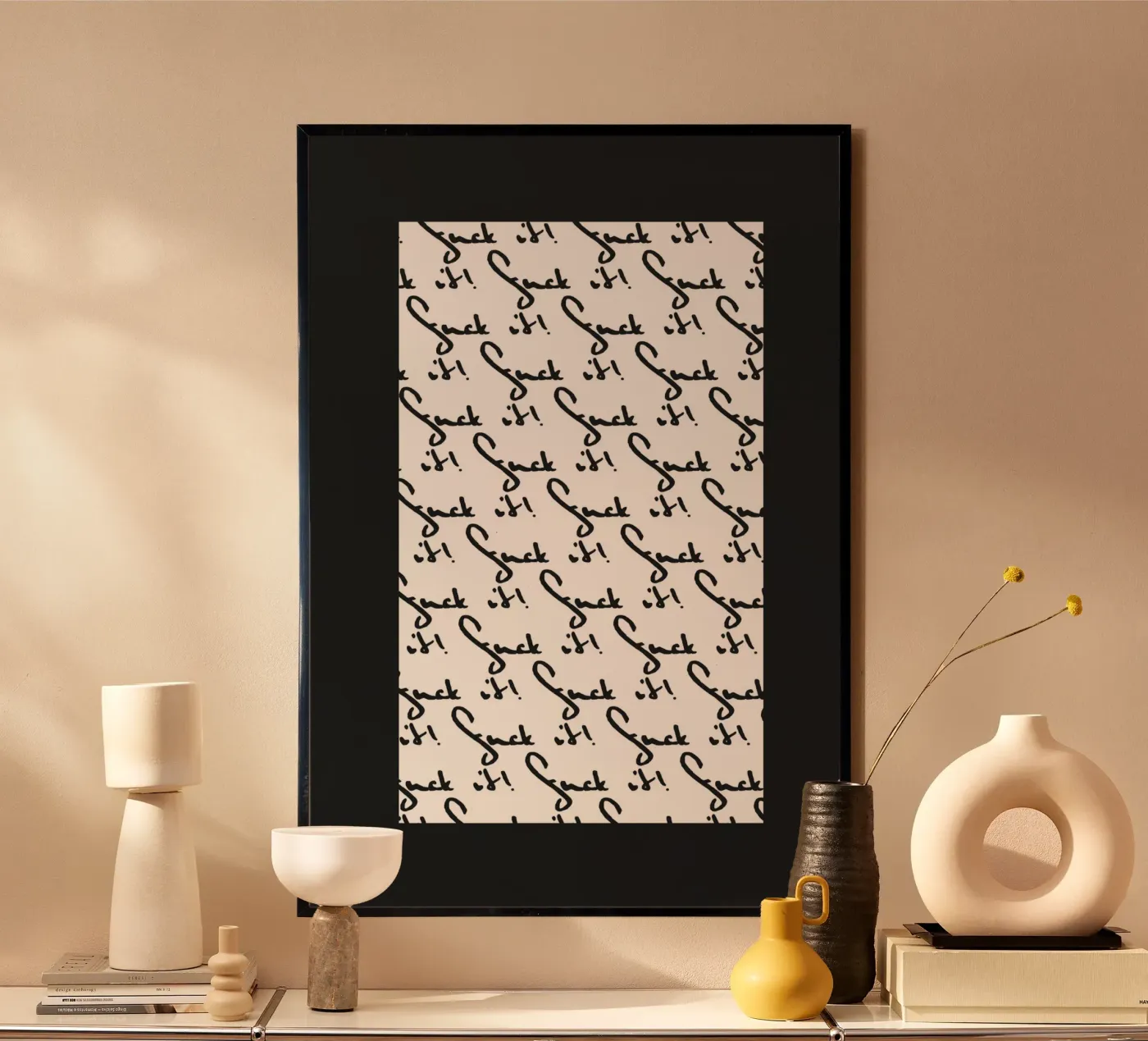 Fuck it poster da Daily Inspiration