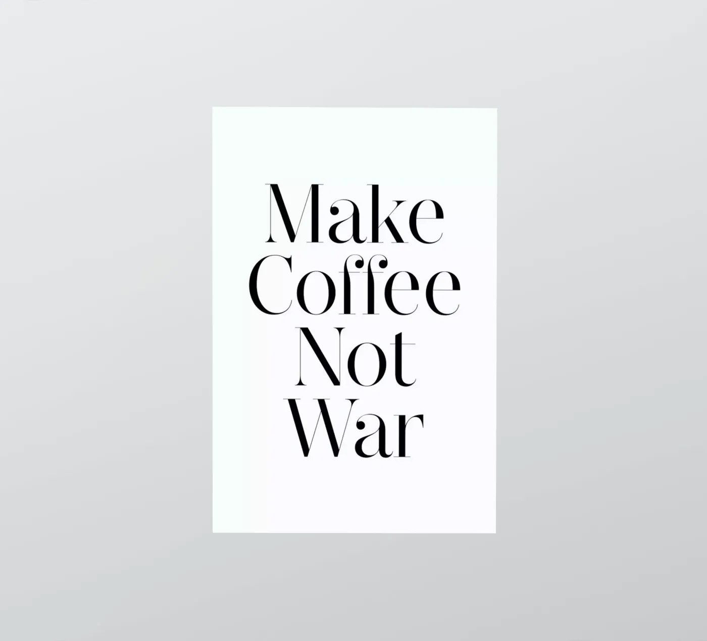 coffee sticker van Mottos by Sinan Saydik