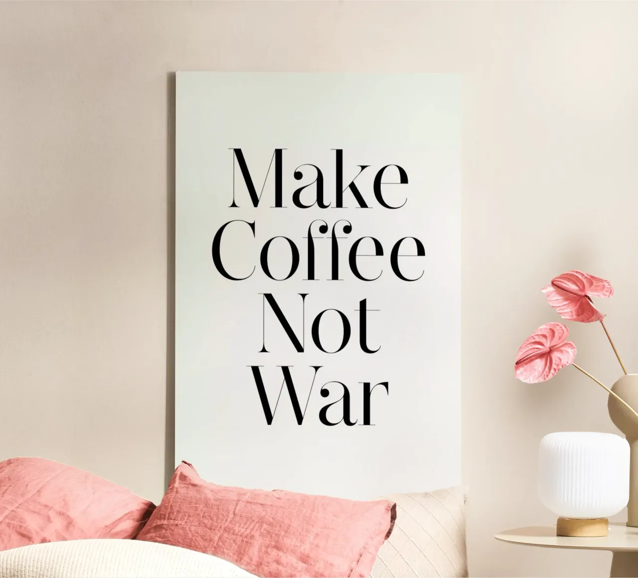 coffee product.type.leinwand common.byCreator Mottos by Sinan Saydik