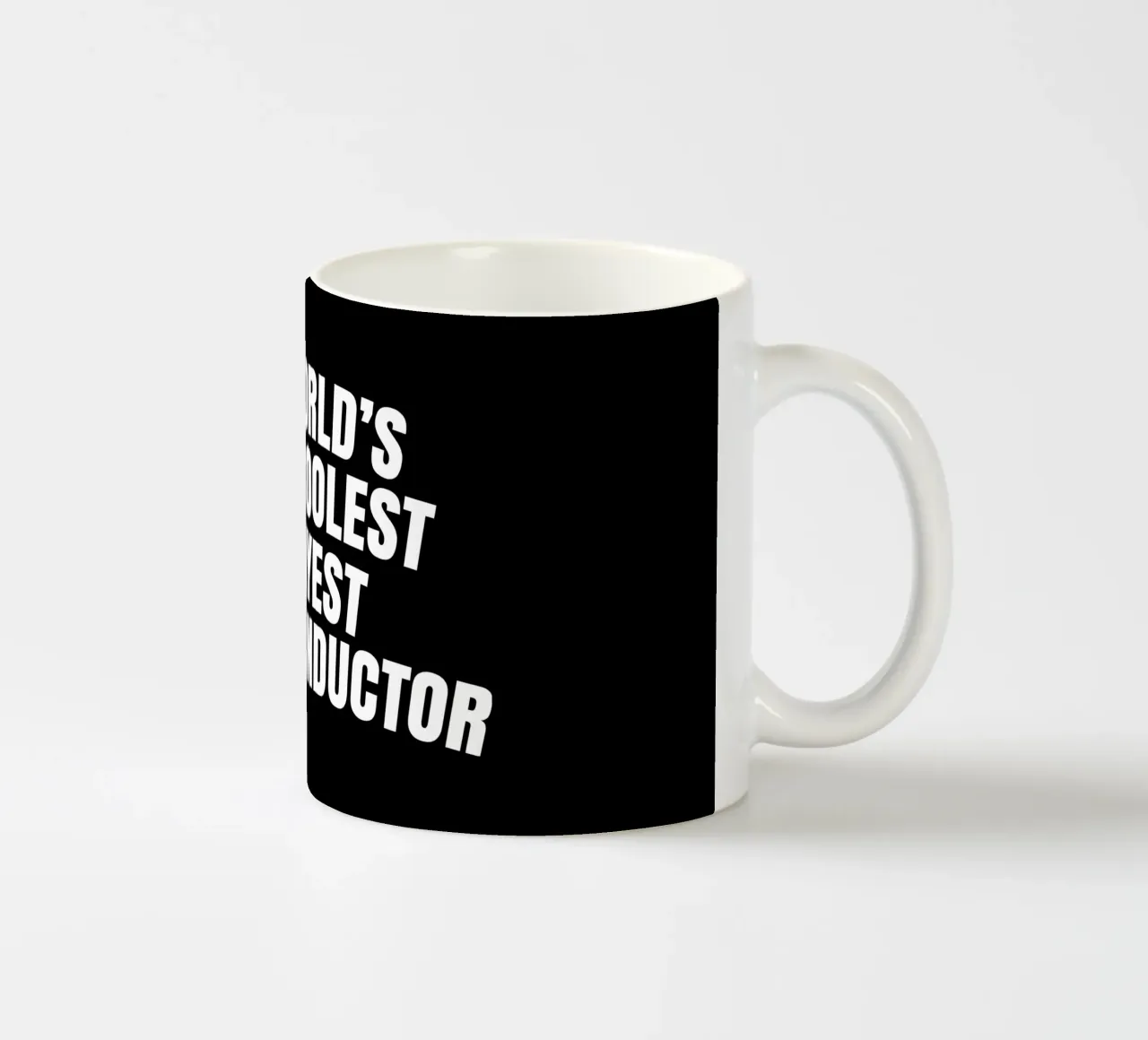 World's most coolest and okayest train conductor tazza in ceramica da happieeagle