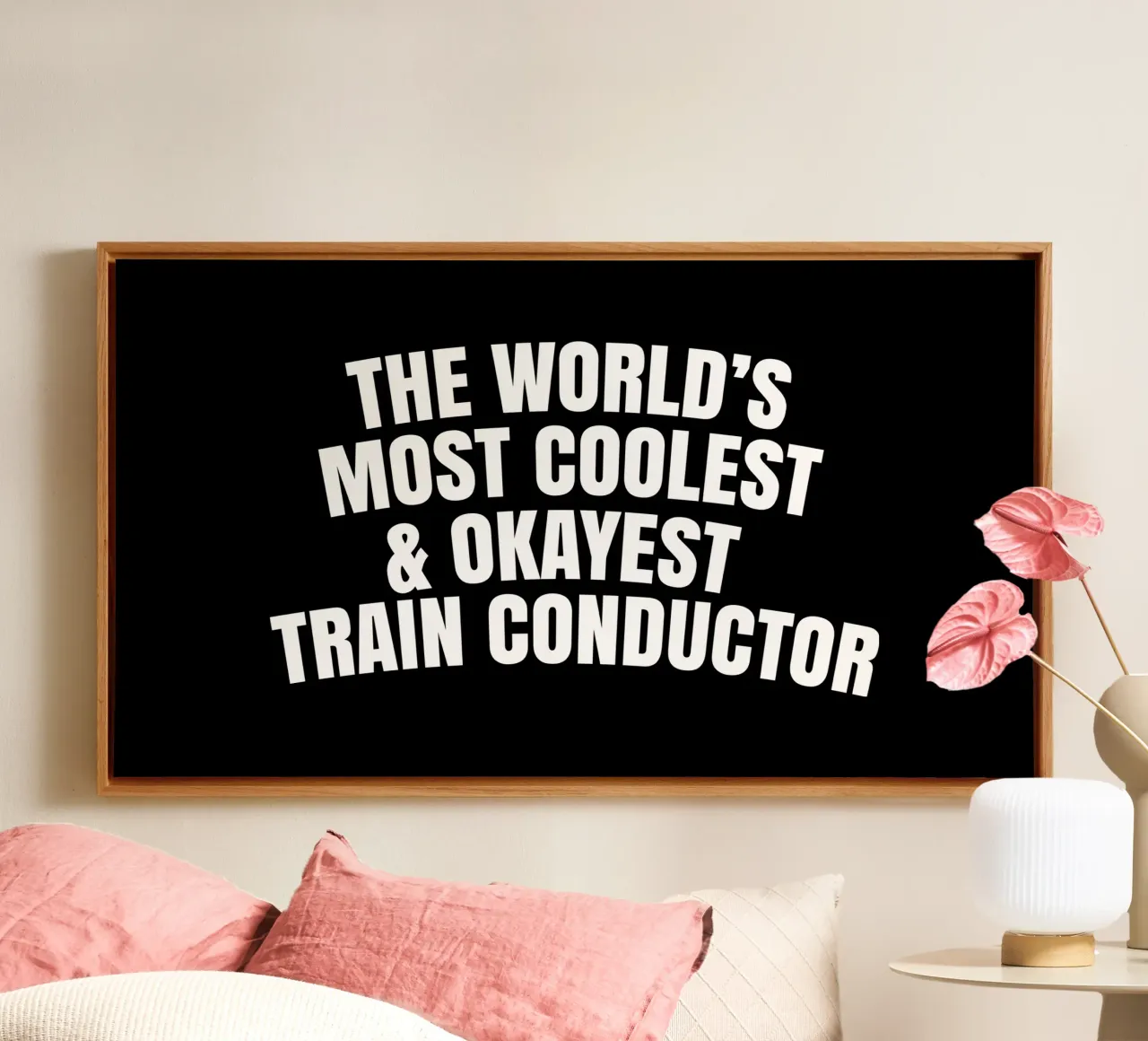 World's most coolest and okayest train conductor canvas by happieeagle
