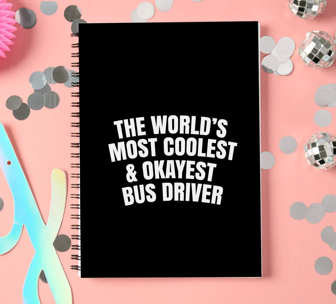 World's most coolest and okayest bus driver spiral notebook by happieeagle