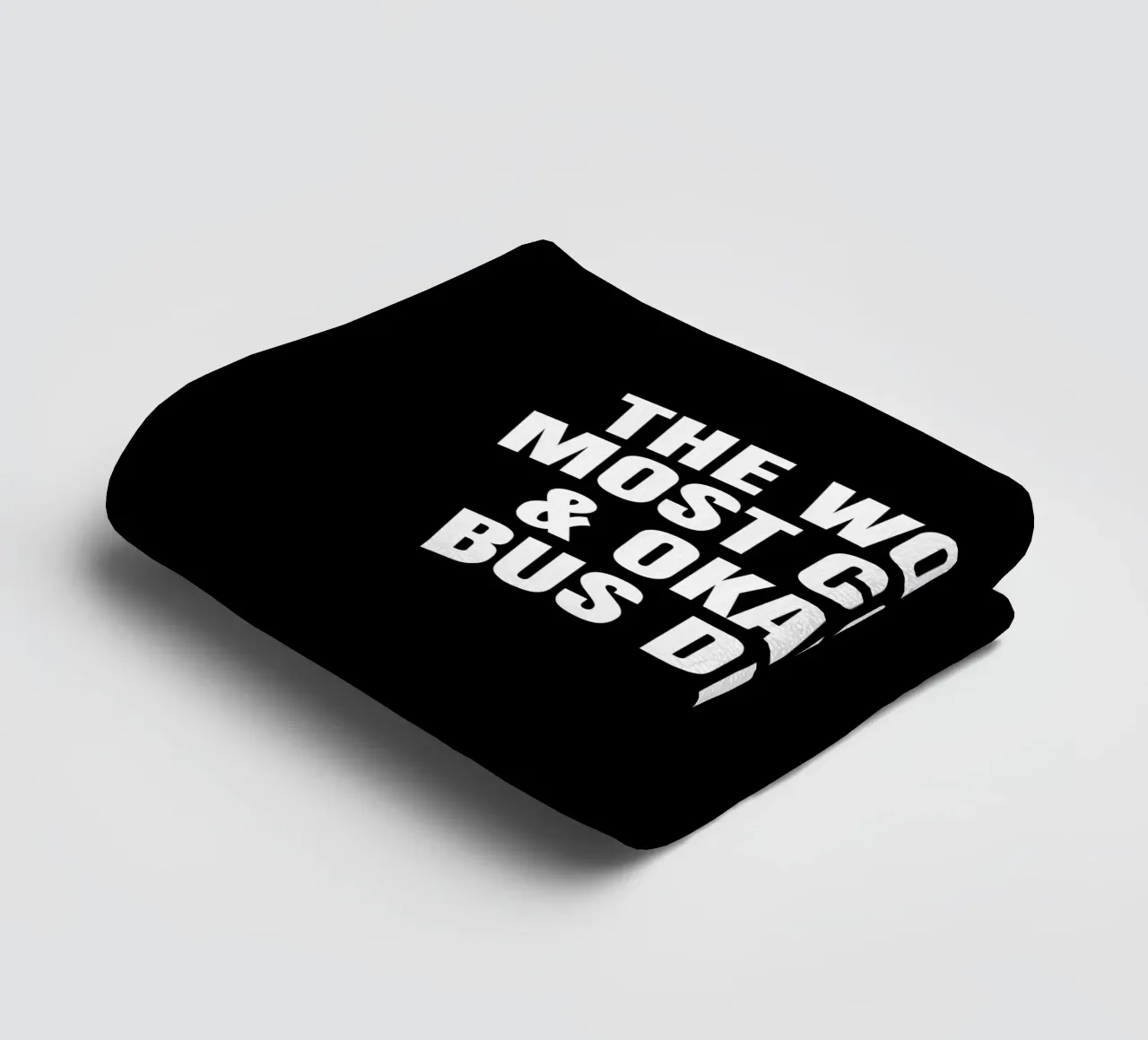 World's most coolest and okayest bus driver asciugamano da bagno da happieeagle