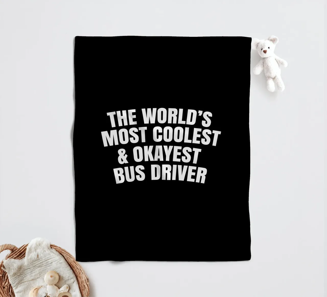 World's most coolest and okayest bus driver Fleecedecke von happieeagle