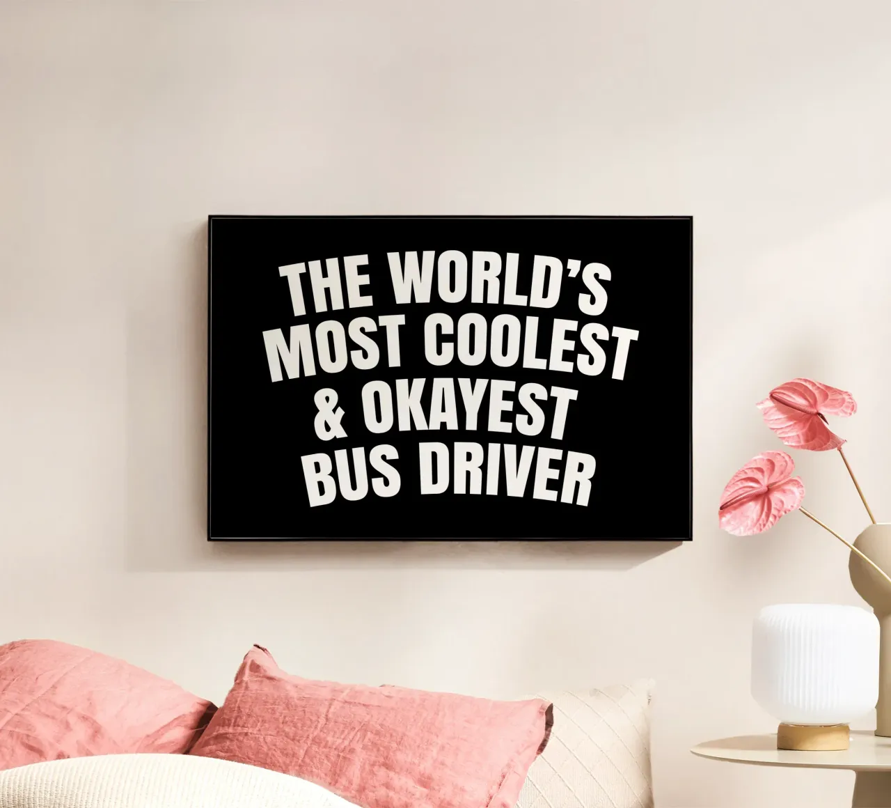World's most coolest and okayest bus driver plexiglas de happieeagle