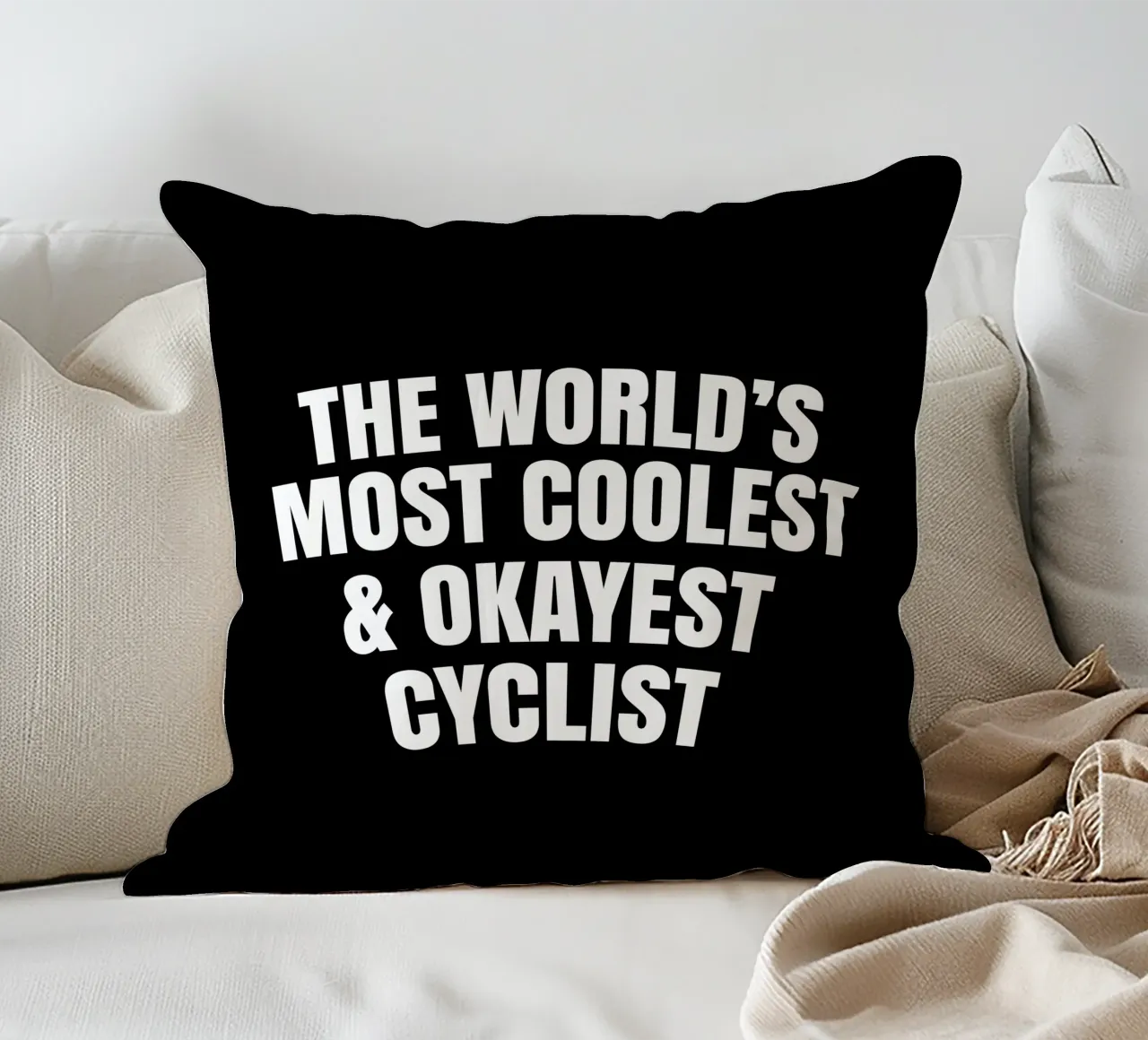 The world's most coolest and okayest cyclist kussen van happieeagle