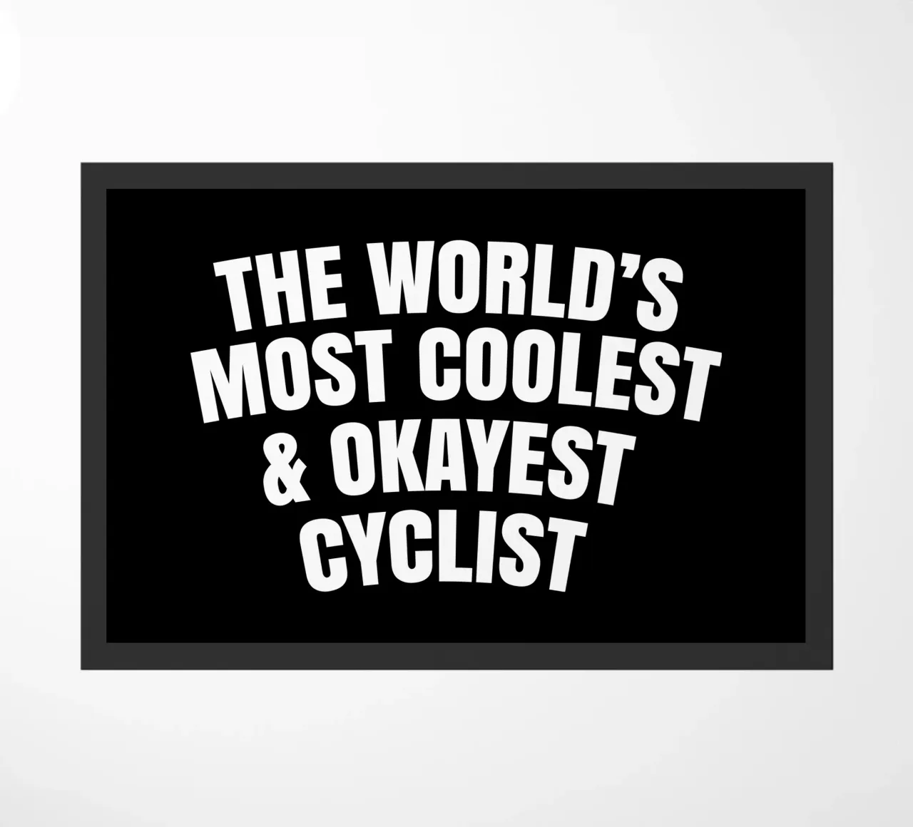 The world's most coolest and okayest cyclist felpudo de happieeagle