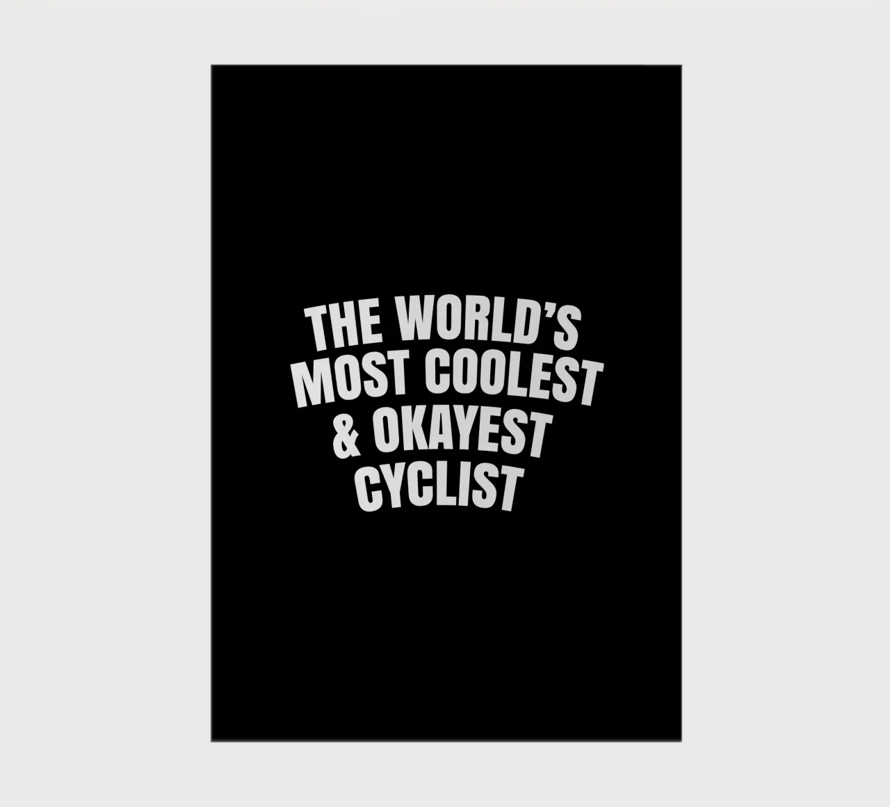 The world's most coolest and okayest cyclist carnet de notes de happieeagle