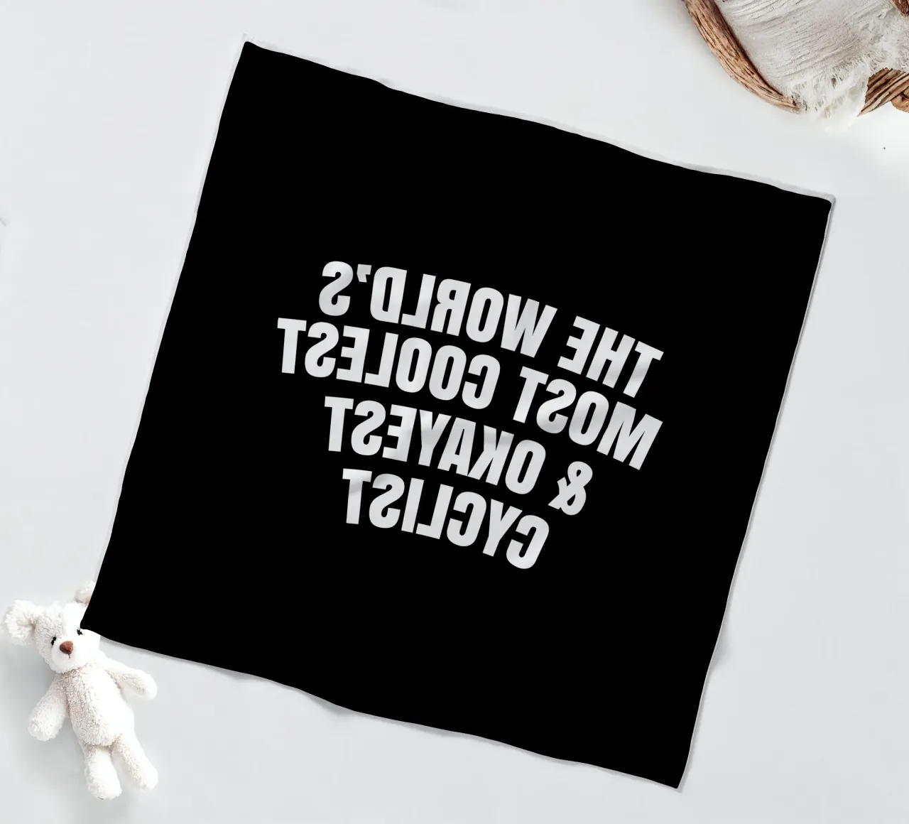 The world's most coolest and okayest cyclist coperta in pile da happieeagle