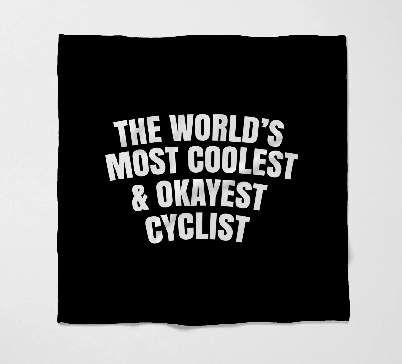 The world's most coolest and okayest cyclist coperta in pile da happieeagle