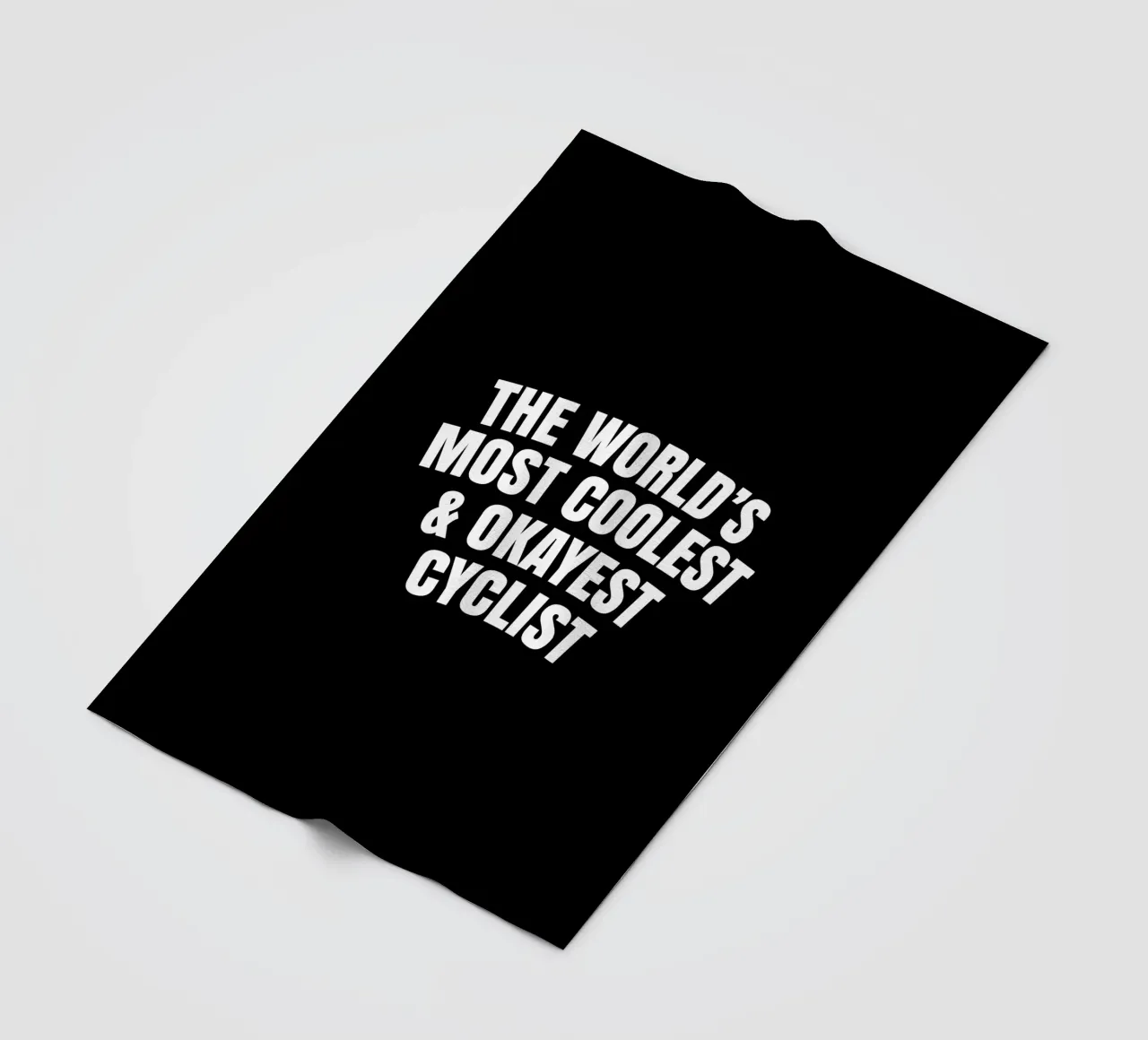 The world's most coolest and okayest cyclist coperta in pile da happieeagle