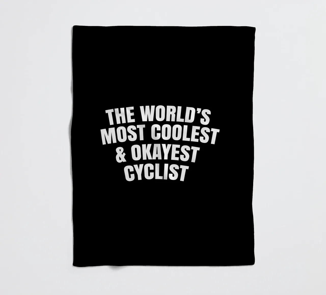 The world's most coolest and okayest cyclist coperta in pile da happieeagle