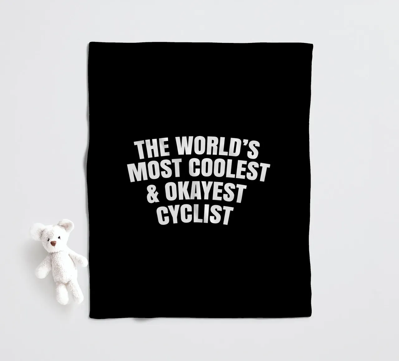 The world's most coolest and okayest cyclist coperta in pile da happieeagle
