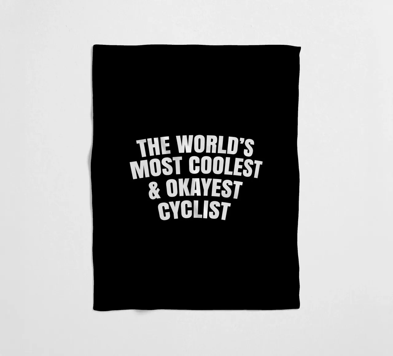 The world's most coolest and okayest cyclist coperta in pile da happieeagle
