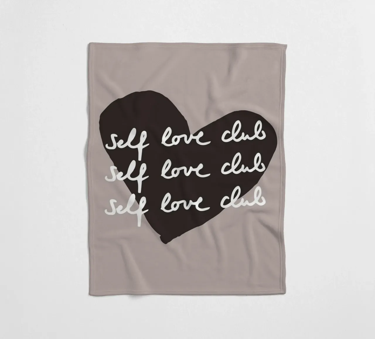 Self Love Club 2 fleece blanket by Studio Memb