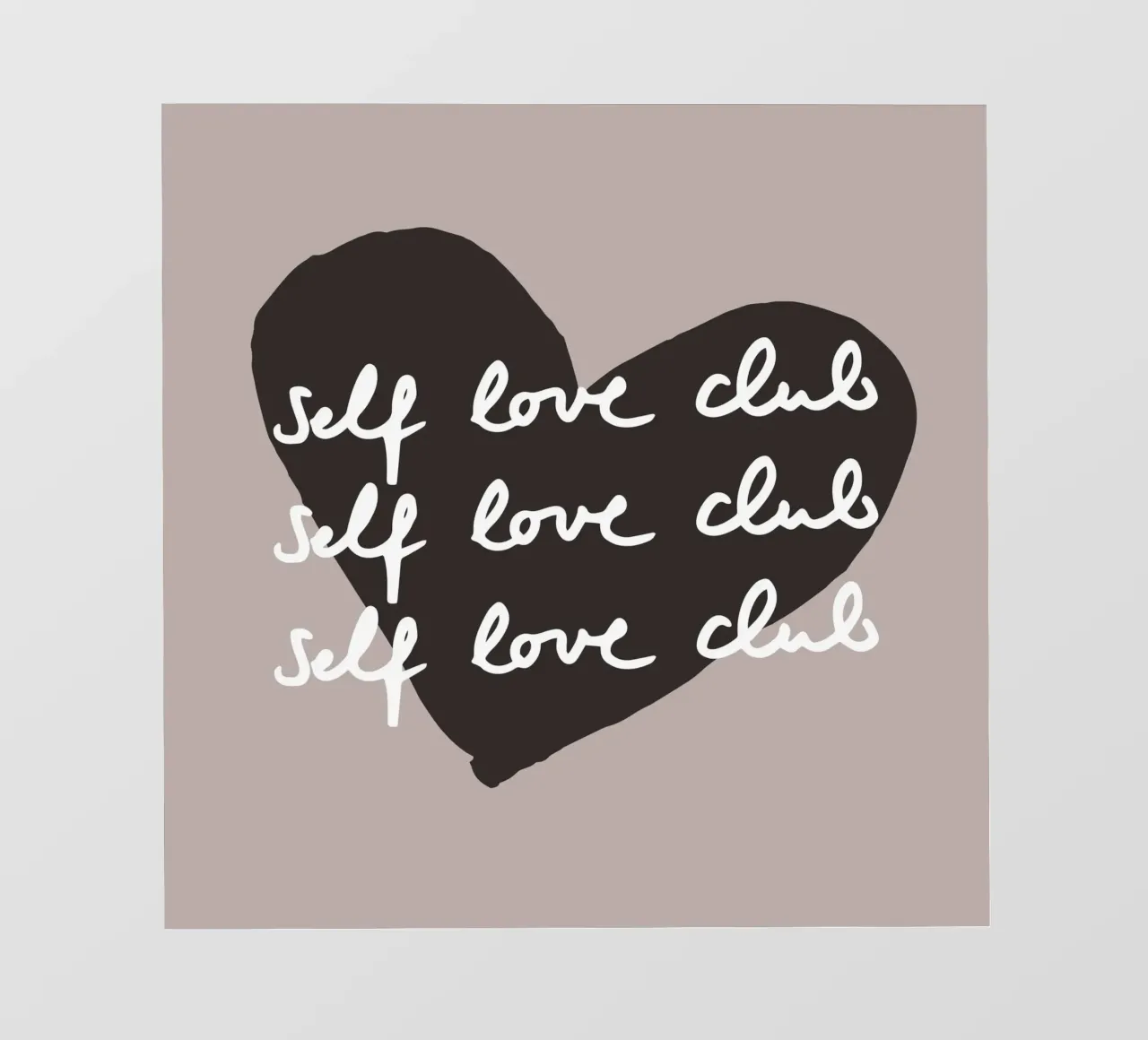 Self Love Club 2 pellicola backlit da Studio Memb