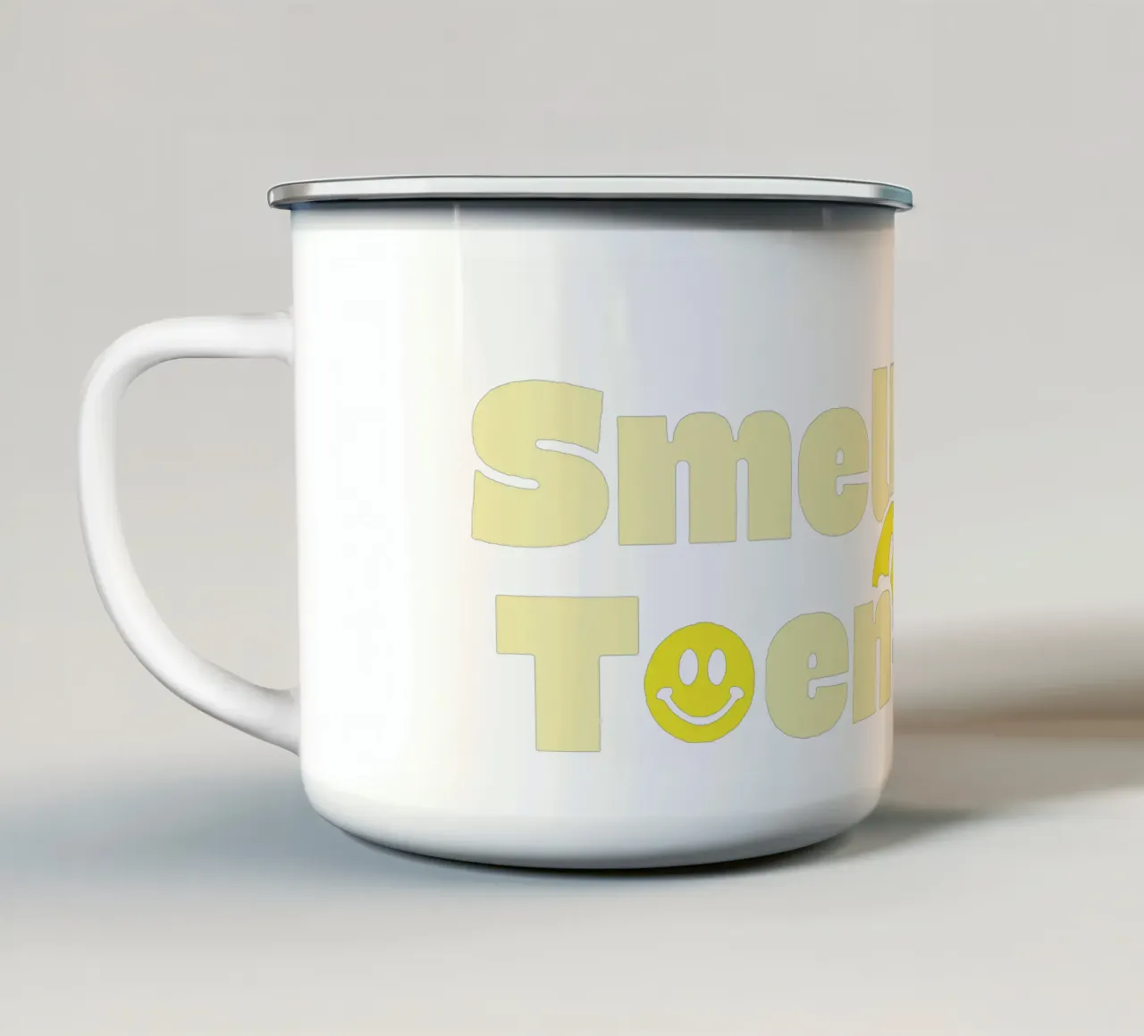 Smells Like Teen Spirit tazza in smalto da Gunawan Rb