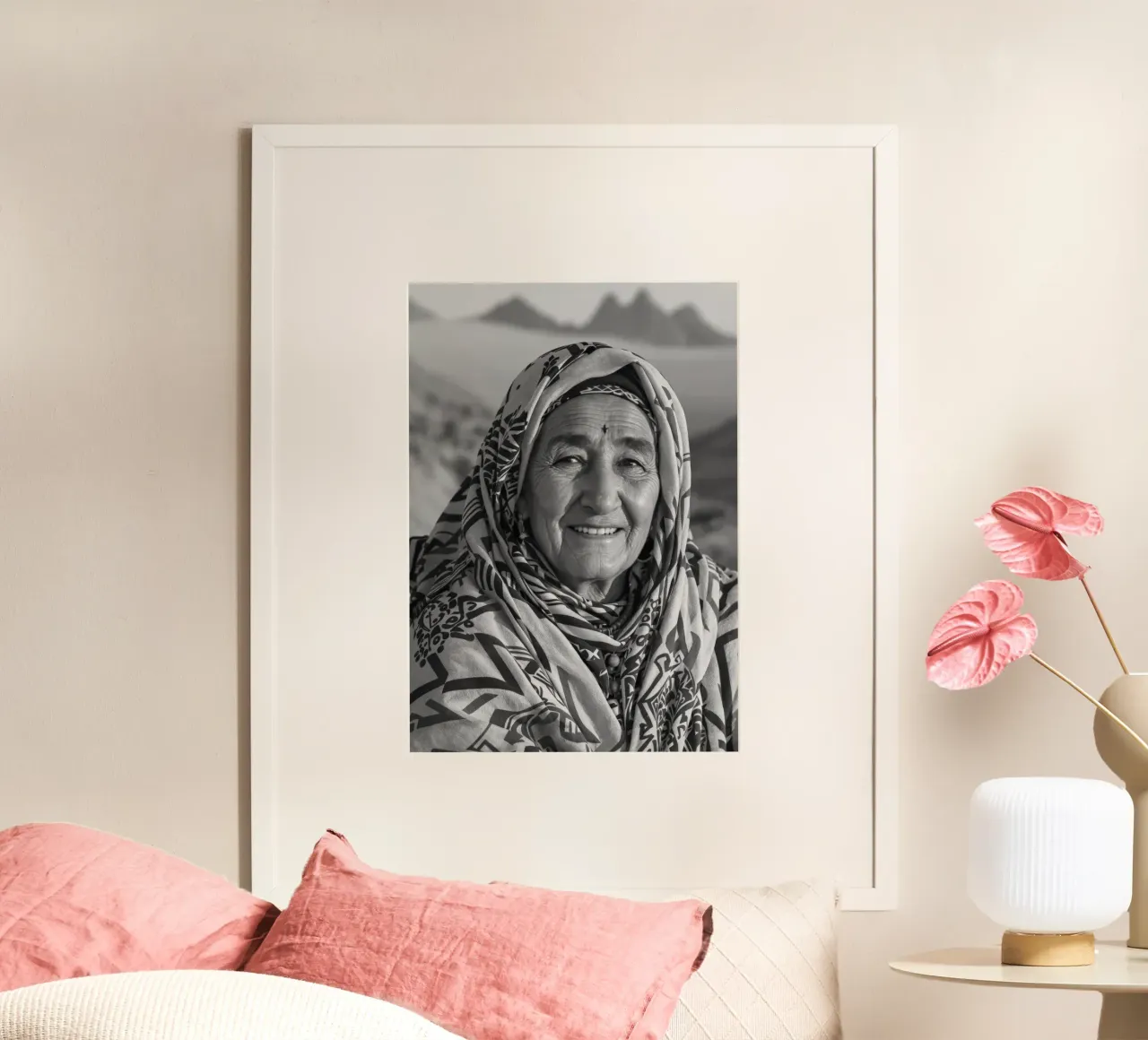 Anzar - Ritratto di una donna amazigh poster da Amazigh