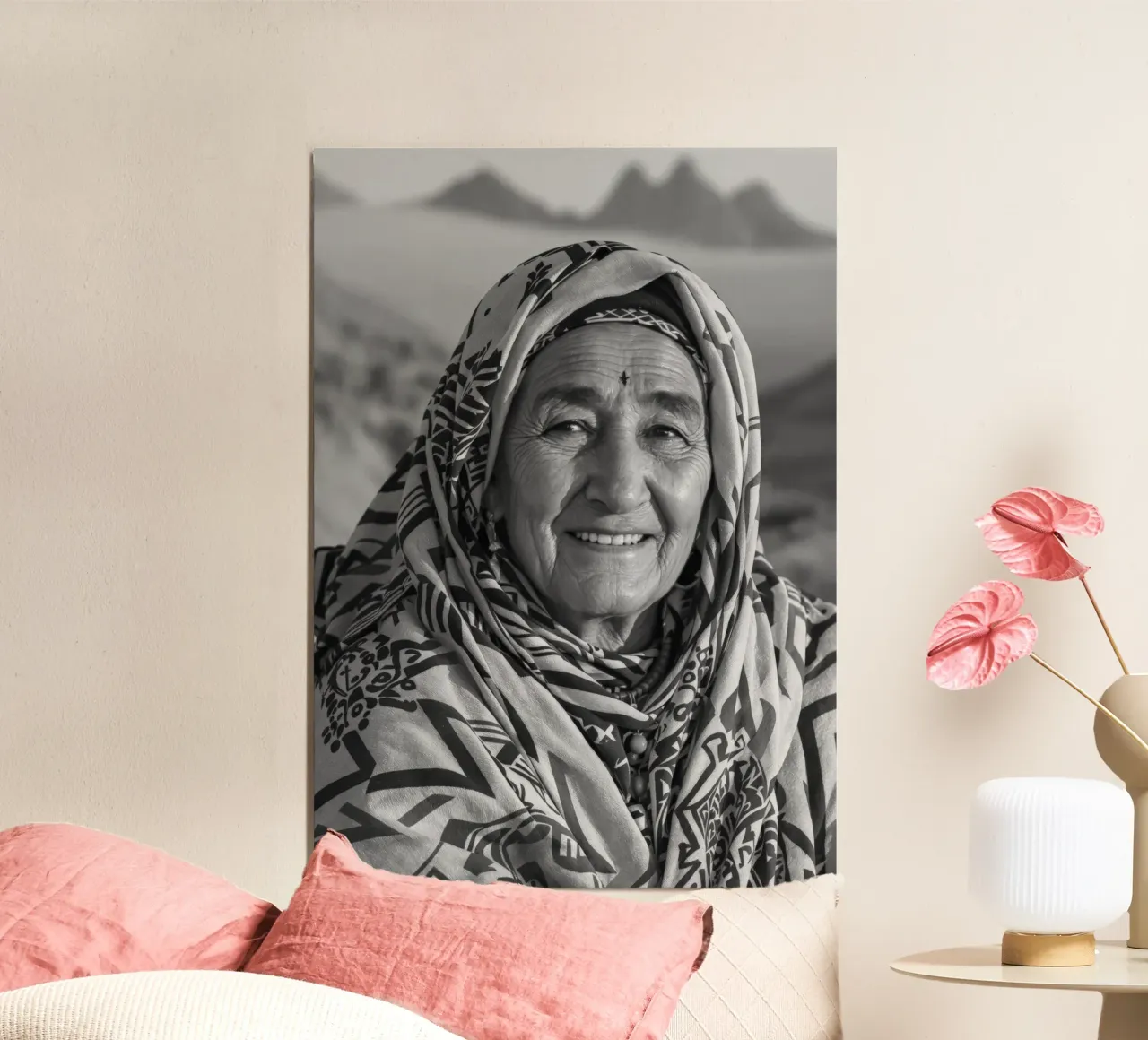 Anzar - Ritratto di una donna amazigh poster da Amazigh