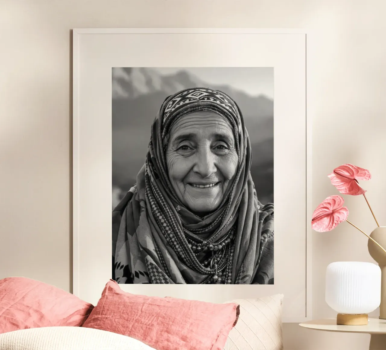 Mazigh - Ritratto di una donna amazigh poster da Amazigh