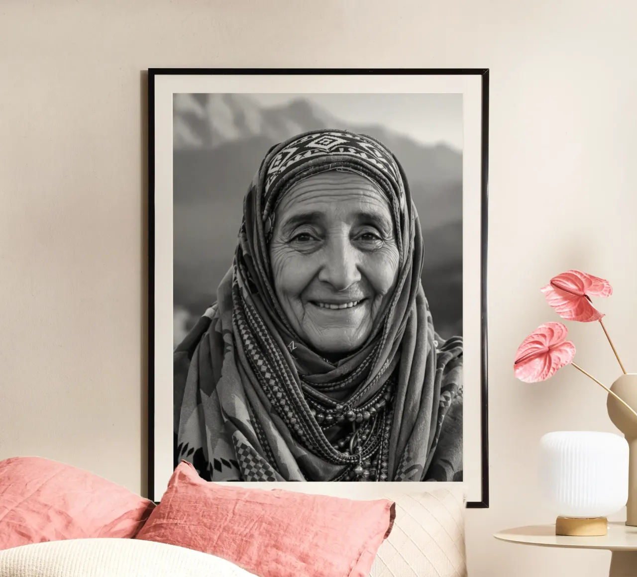 Mazigh - Ritratto di una donna amazigh poster da Amazigh