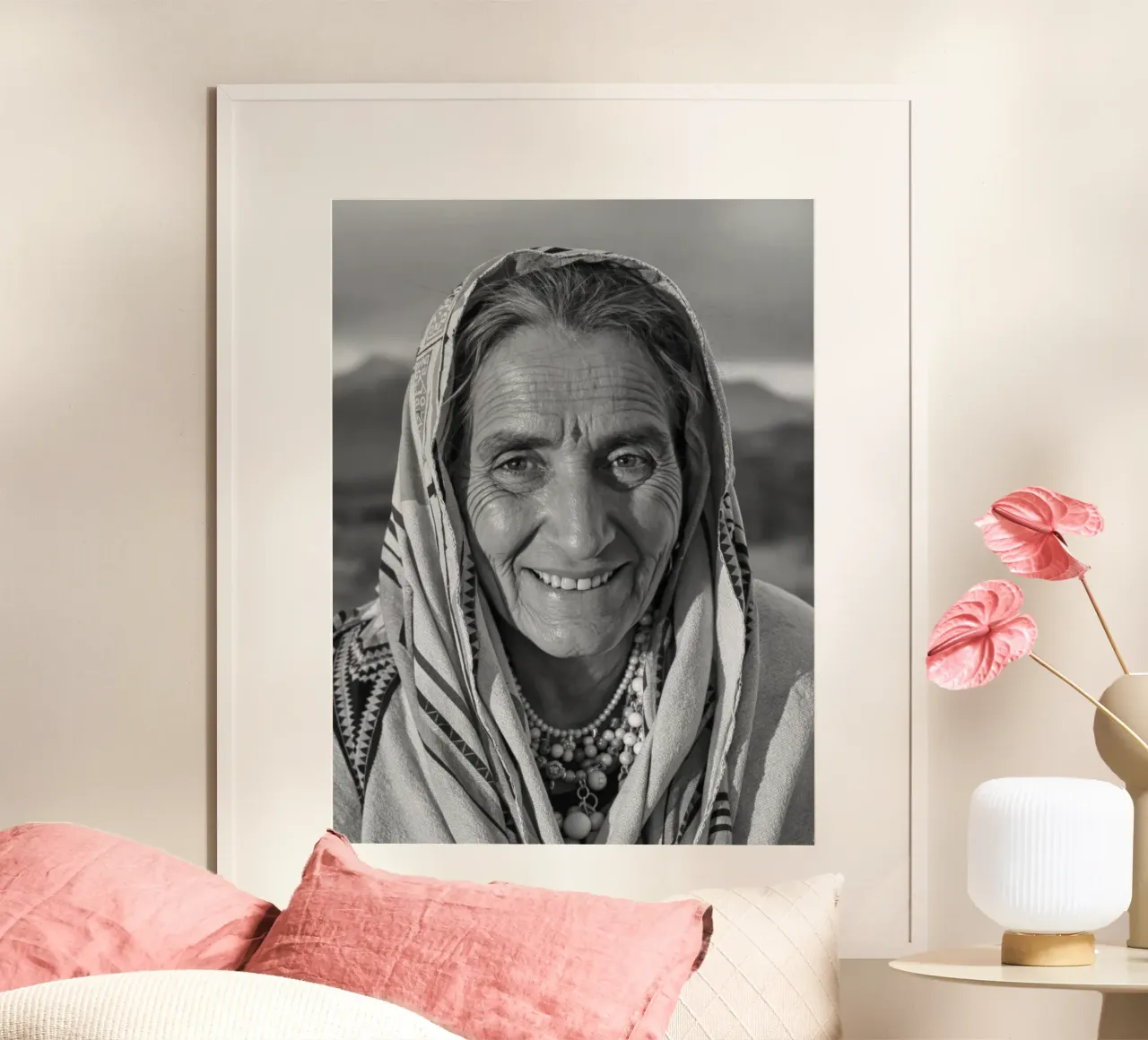 Sayane - Ritratto di una donna amazigh poster da Amazigh