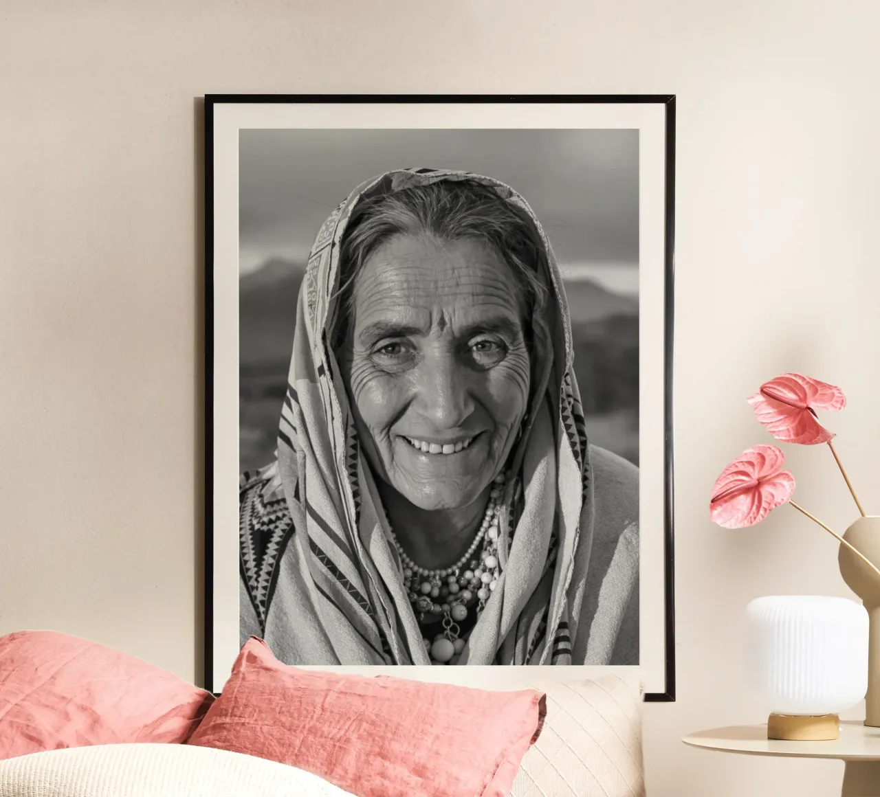 Sayane - Ritratto di una donna amazigh poster da Amazigh