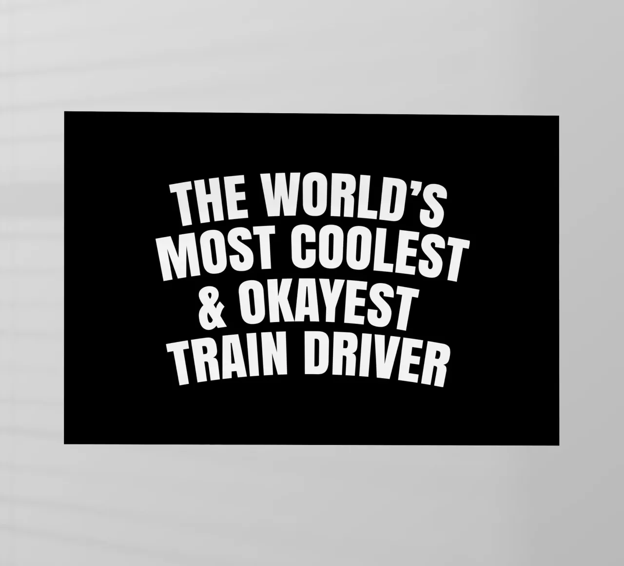 World's most coolest and okayest train driver pellicola backlit da happieeagle