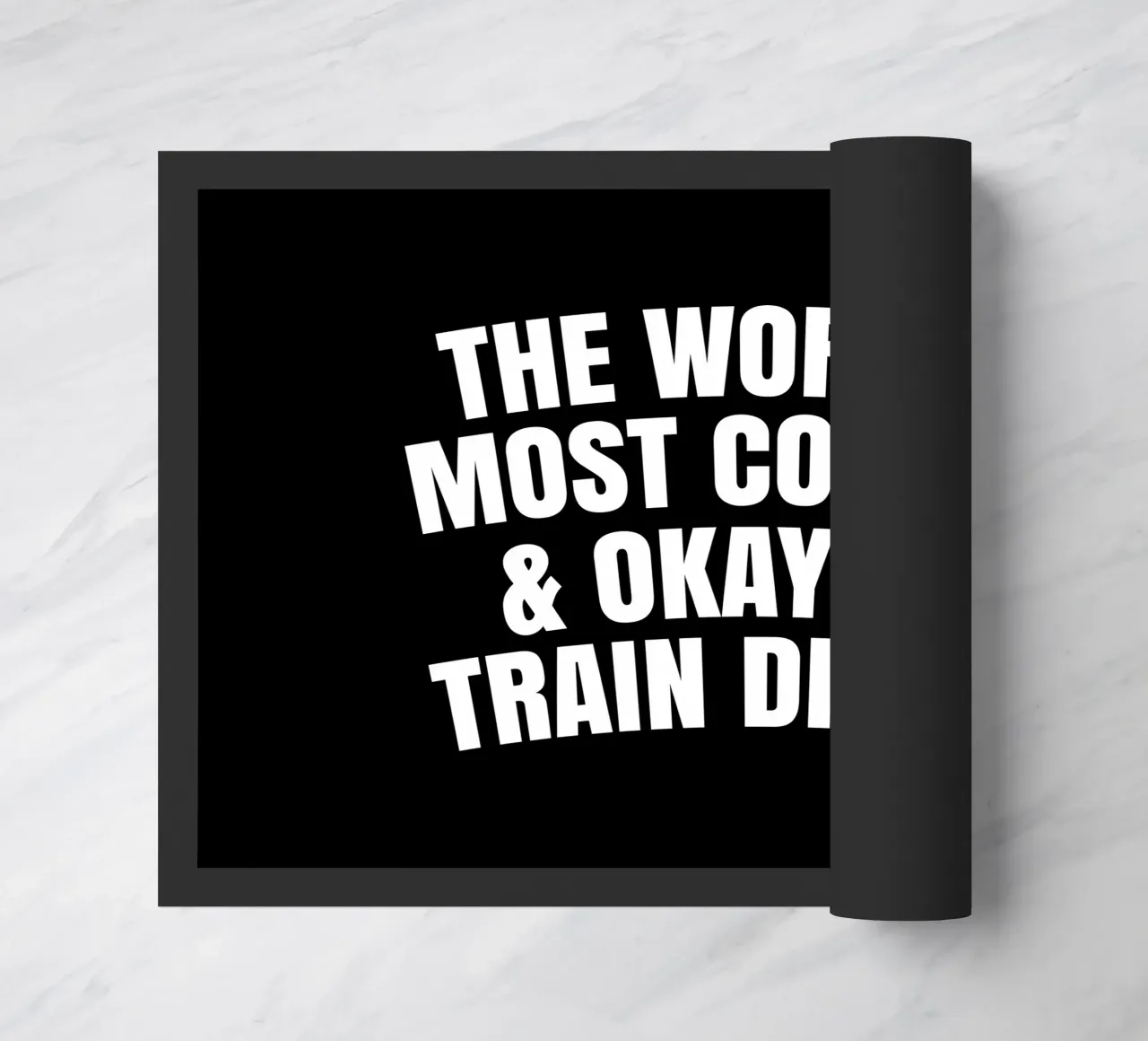 World's most coolest and okayest train driver doormat by happieeagle