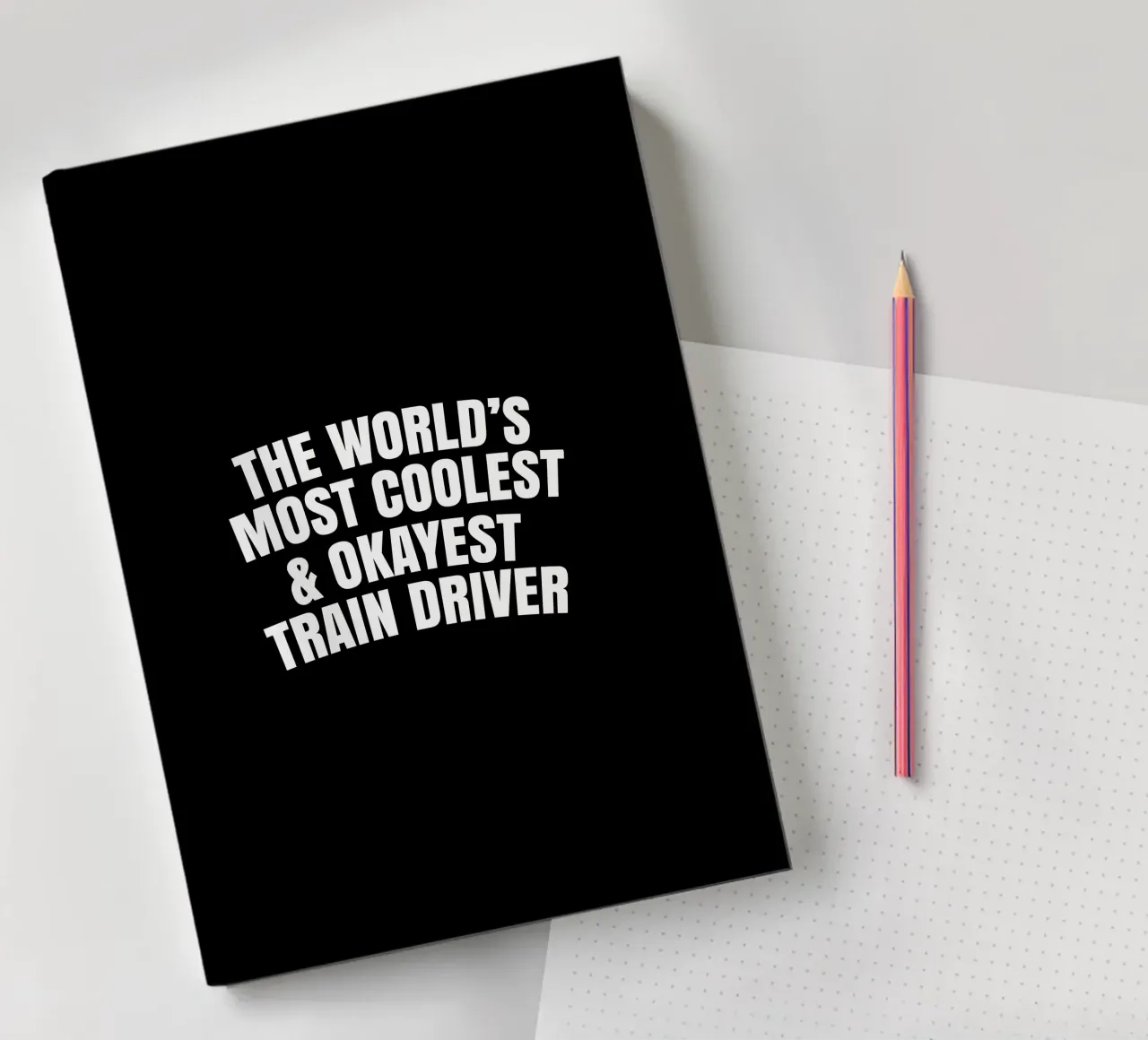 World's most coolest and okayest train driver notebook by happieeagle