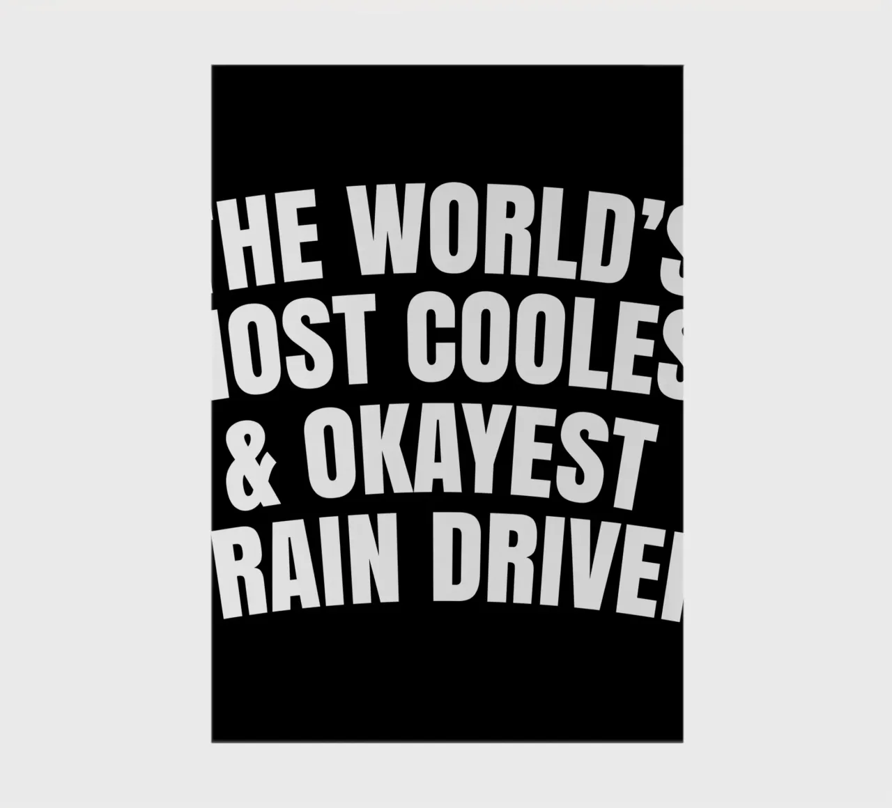 World's most coolest and okayest train driver notebook by happieeagle