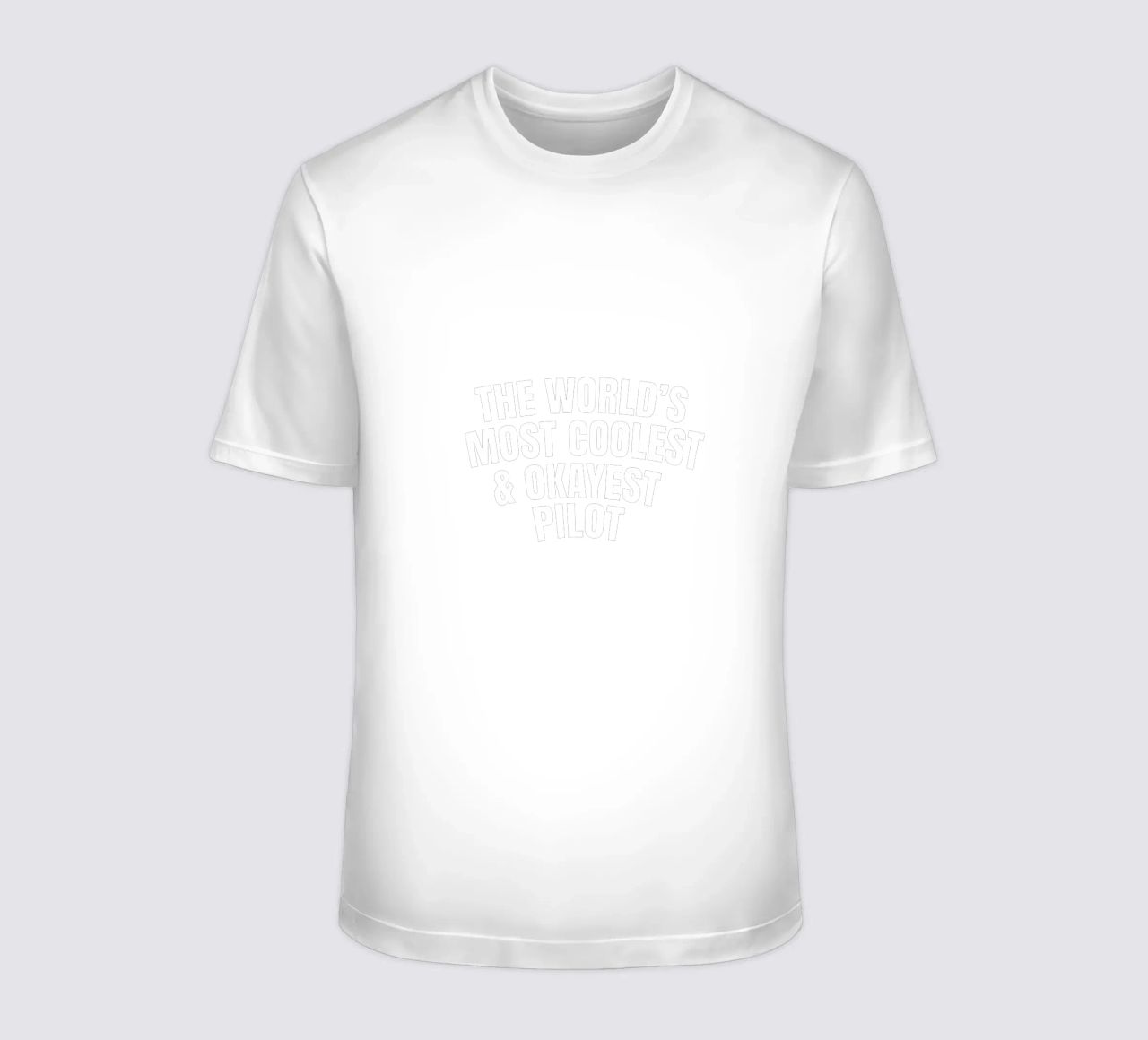 World's most coolest and okayest pilot t-shirt da happieeagle