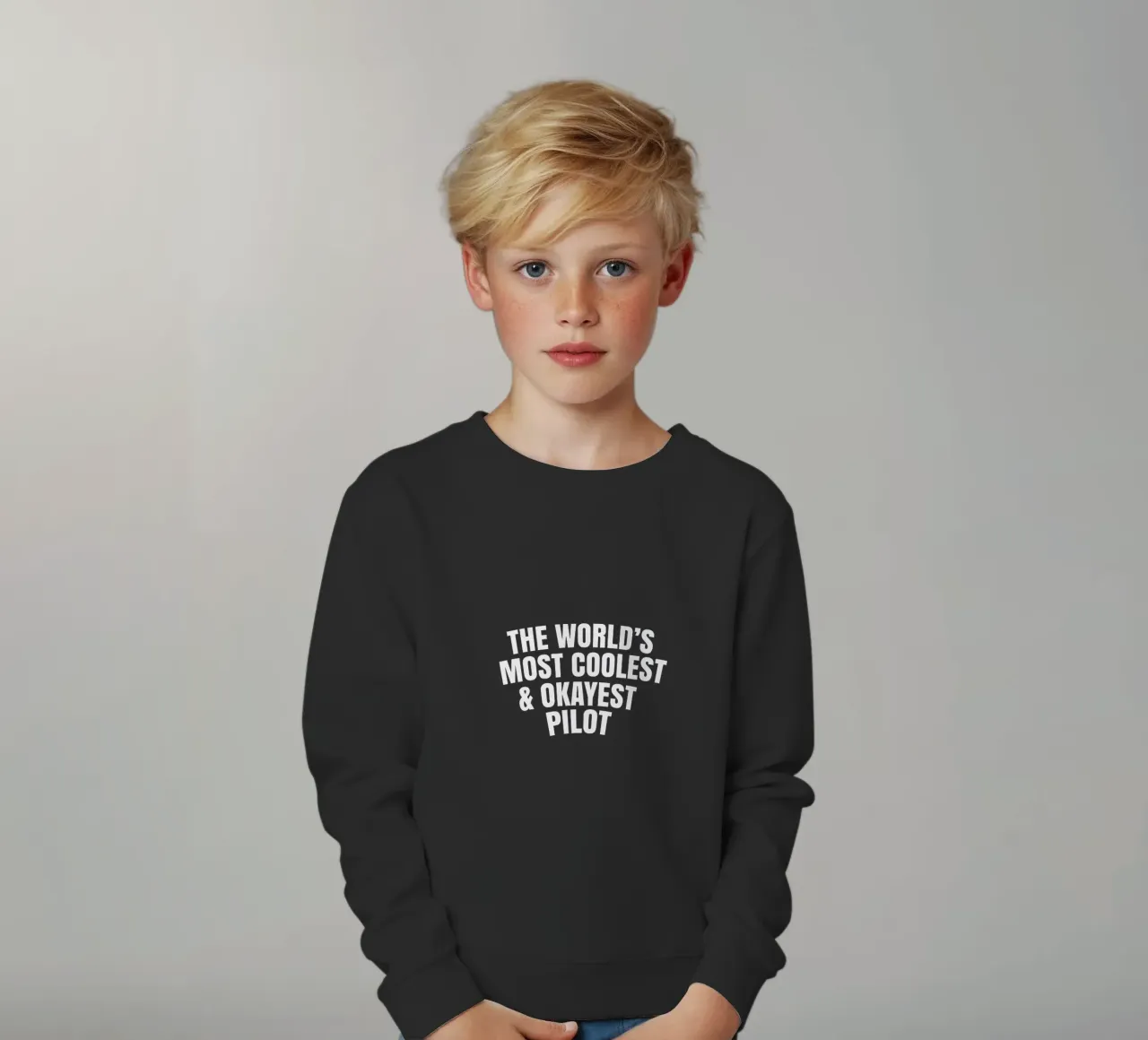 World's most coolest and okayest pilot felpa bambino da happieeagle