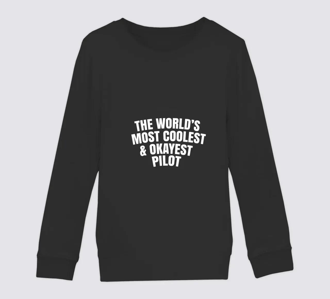 World's most coolest and okayest pilot felpa bambino da happieeagle