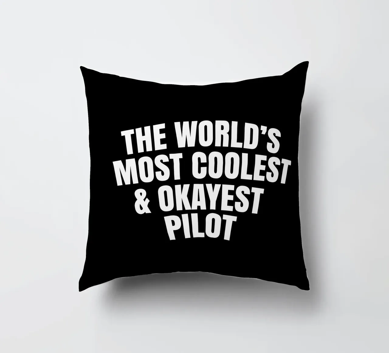 World's most coolest and okayest pilot cojín de happieeagle