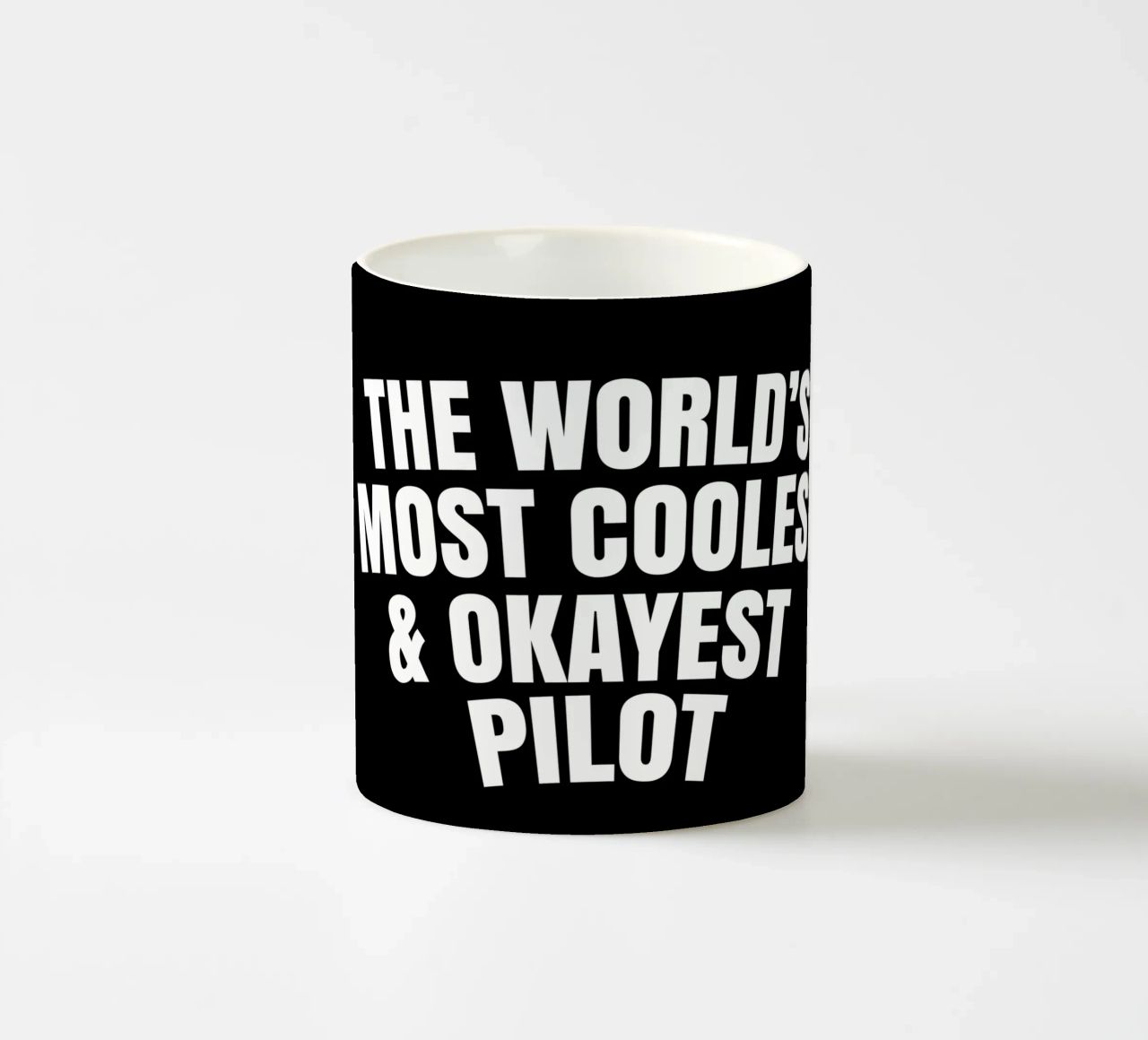 World's most coolest and okayest pilot tazza in ceramica da happieeagle