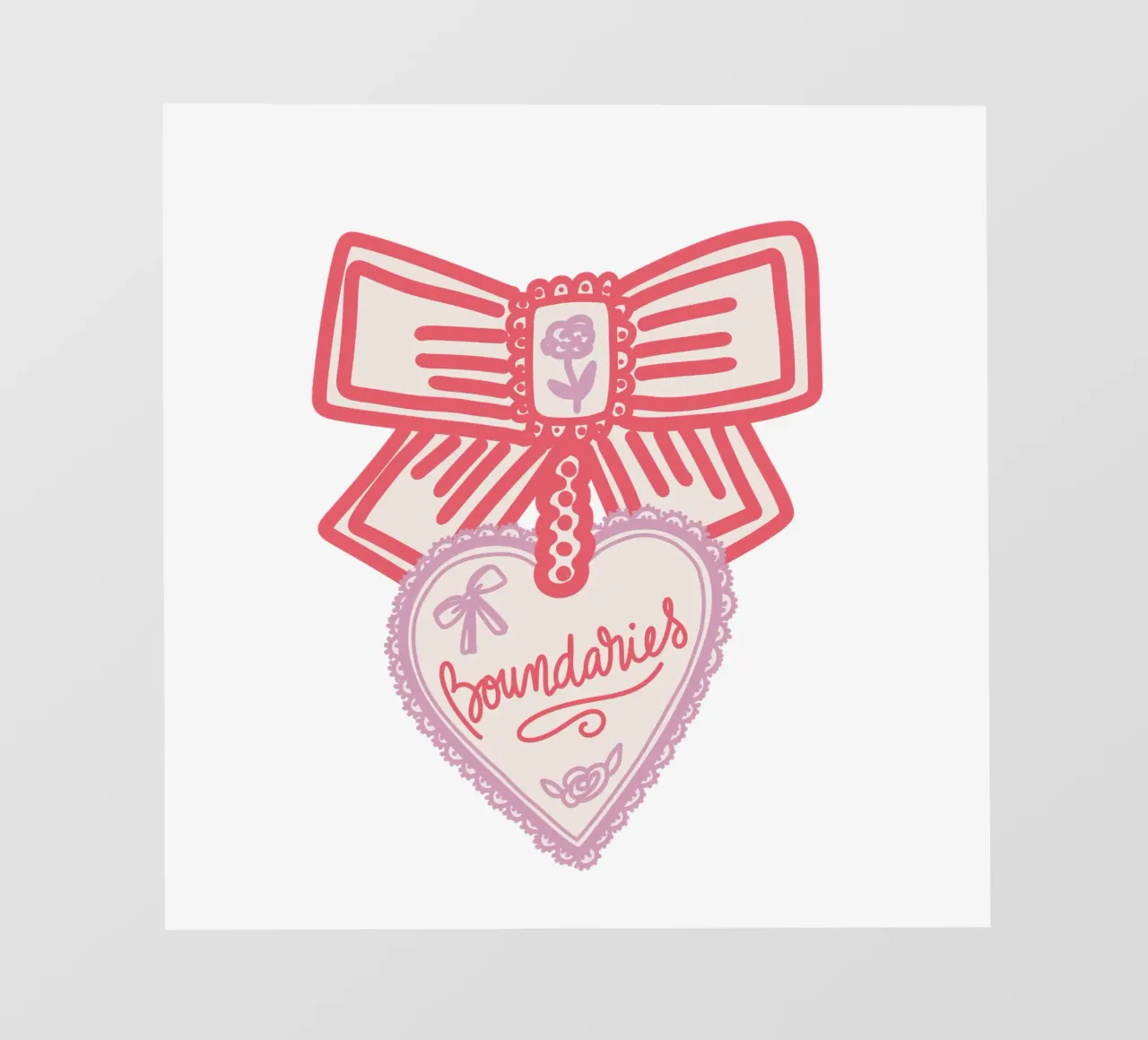 Boundaries Valentines Heart pellicola backlit da Magnific