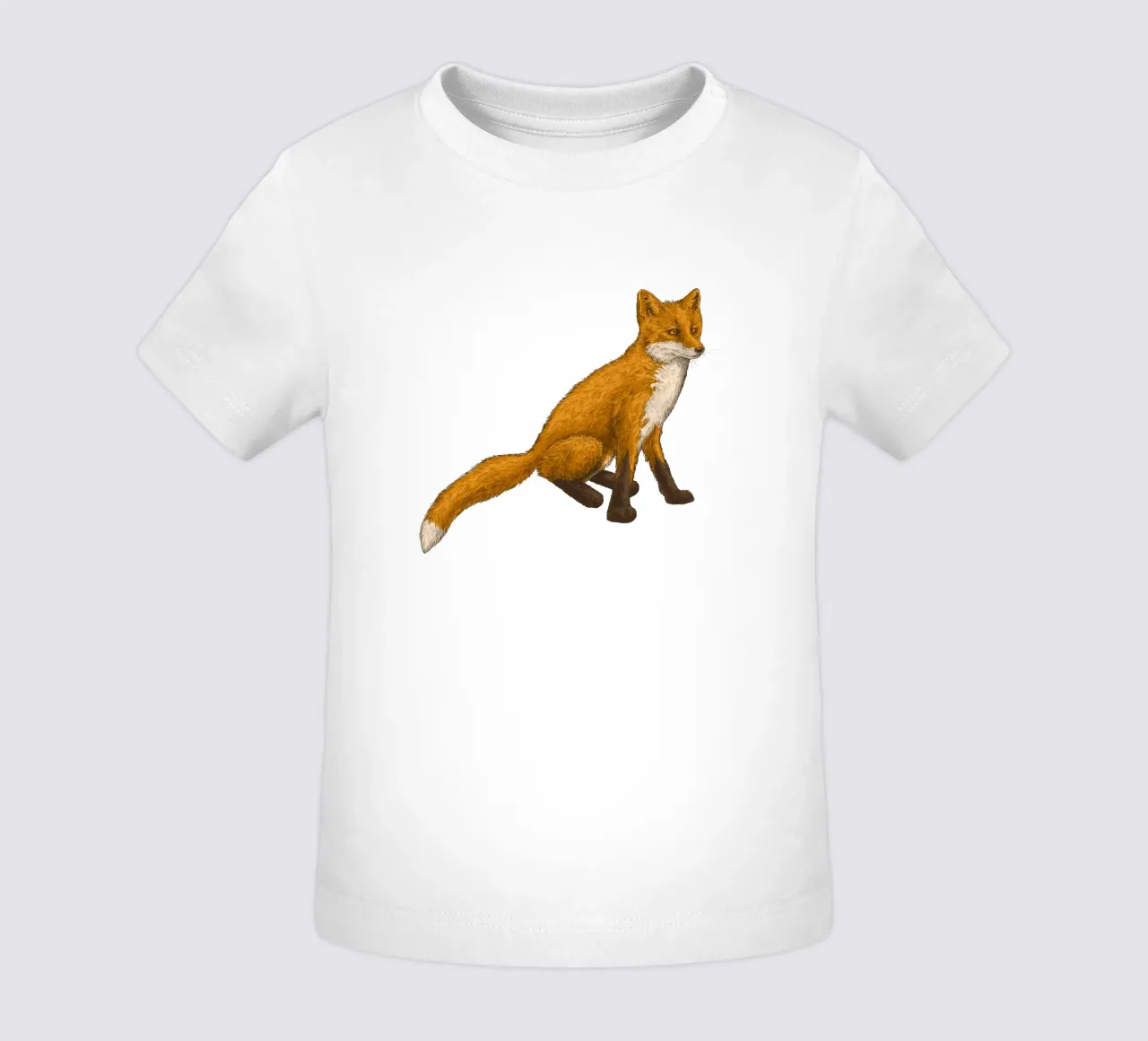 The fox baby t-shirt by Painted Nature