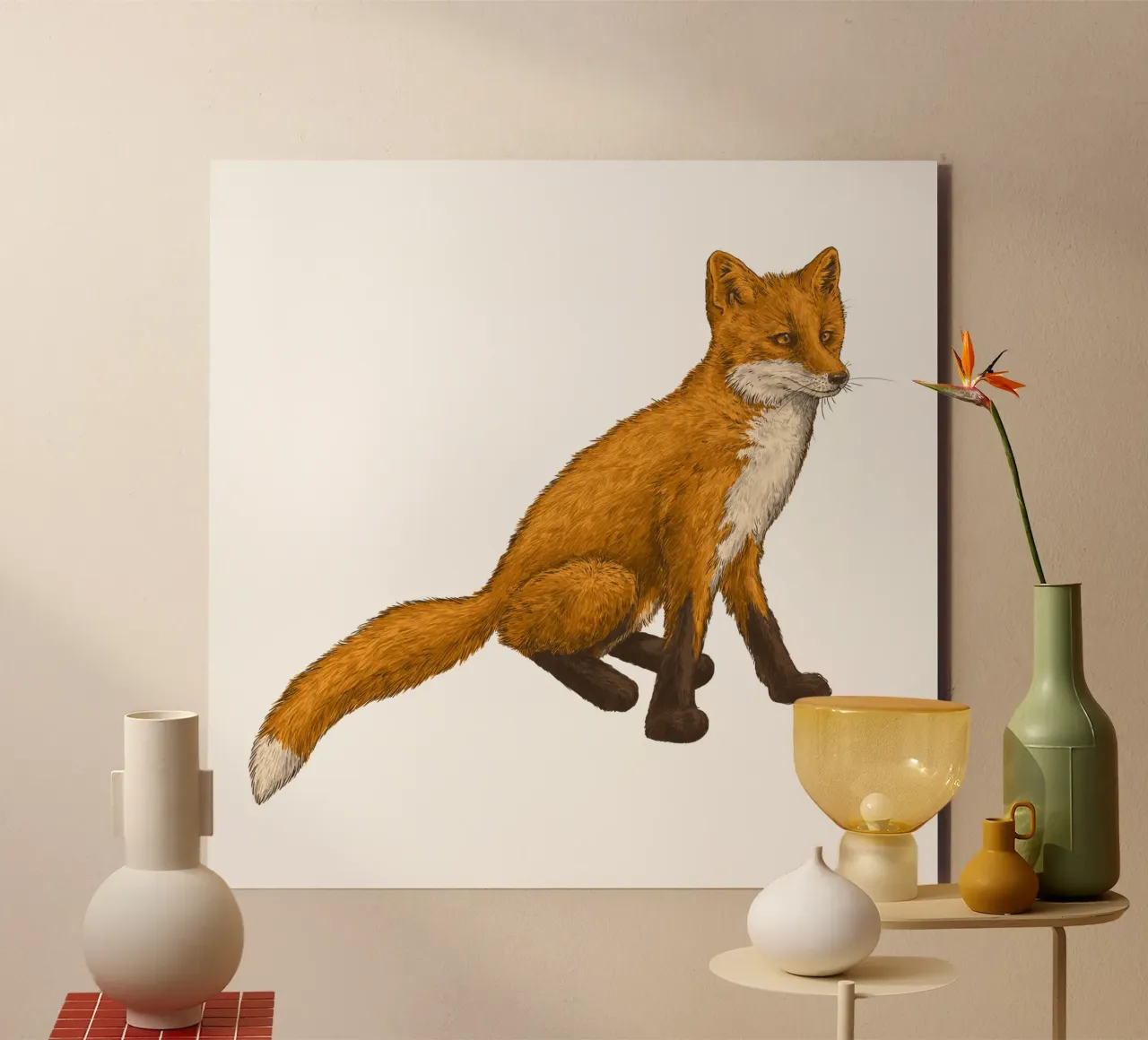 The fox forex plate by Painted Nature