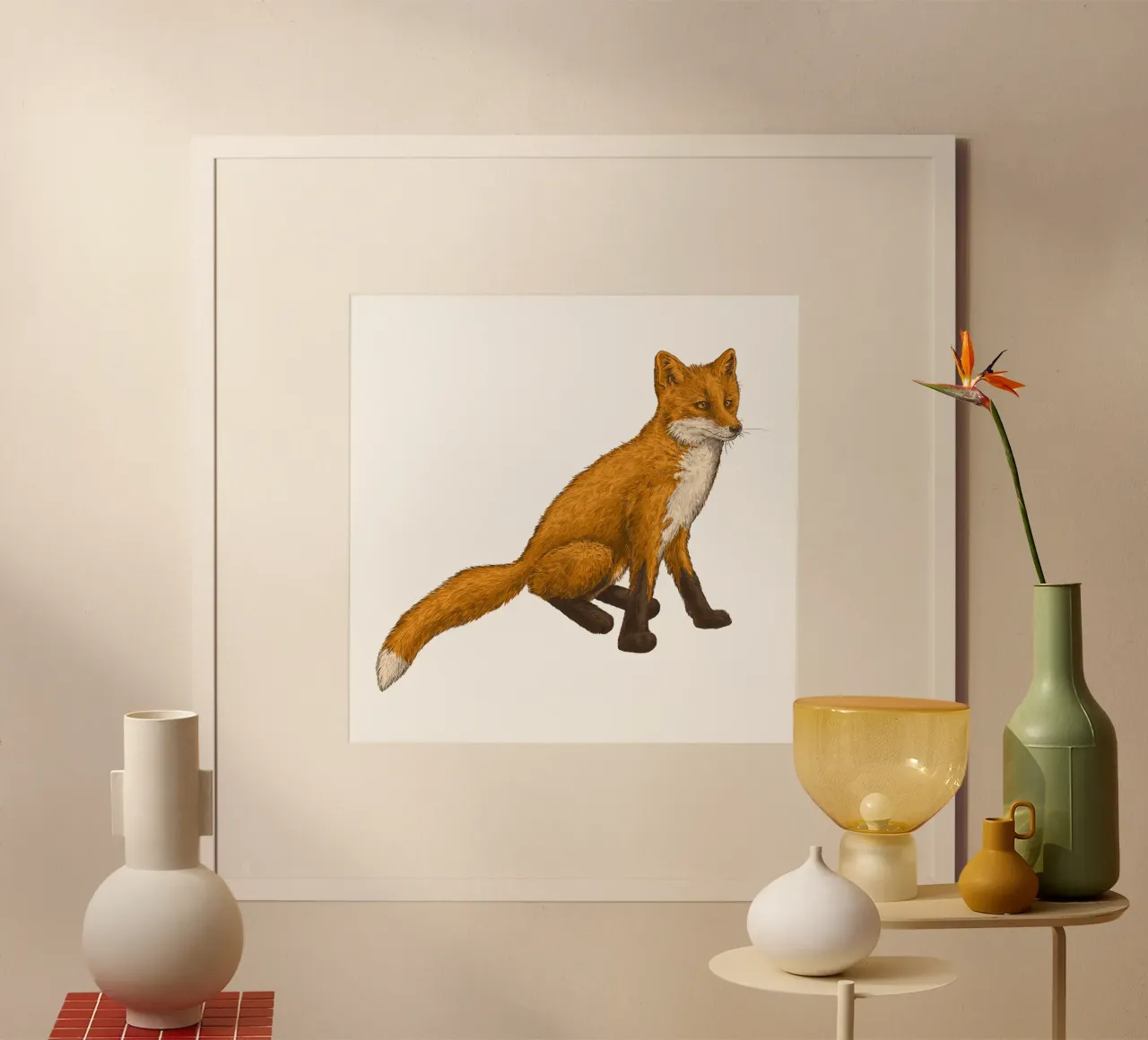 La volpe poster da Painted Nature