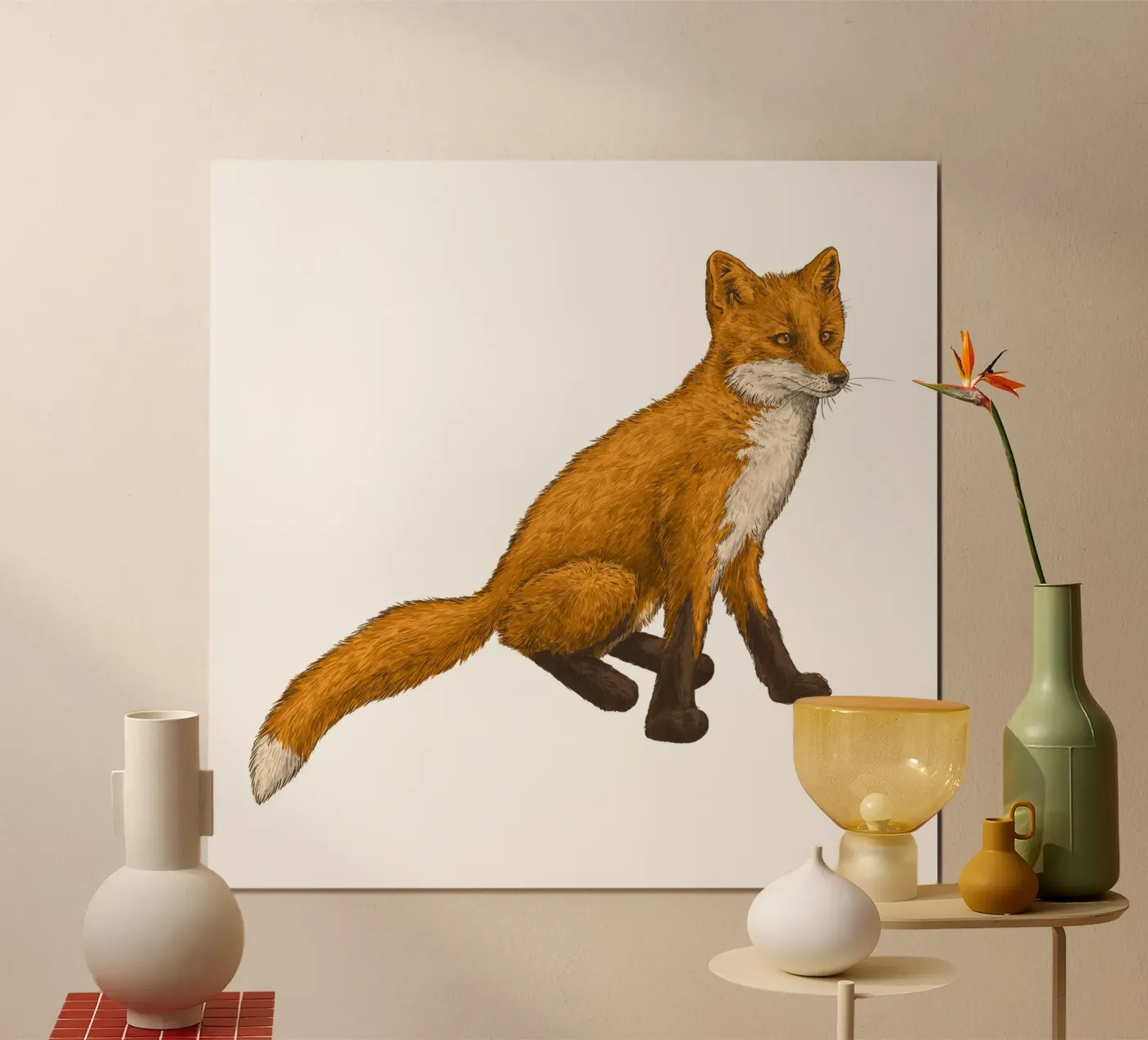 La volpe poster da Painted animals