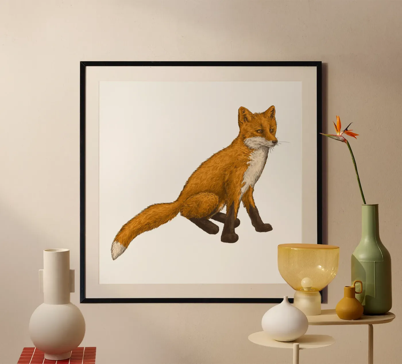 La volpe poster da Painted animals