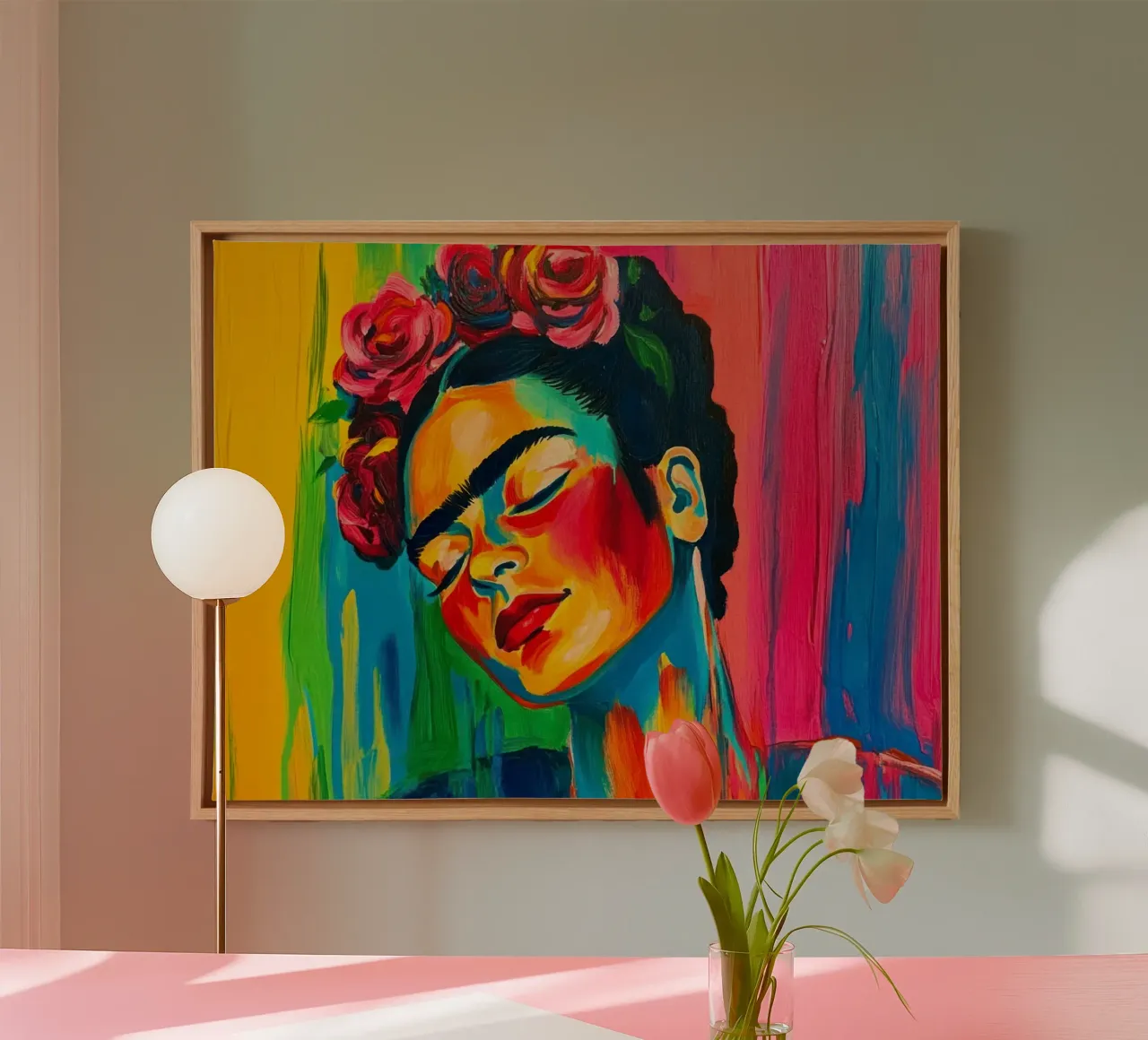 Garden of Reflection canvas by Modern Muse
