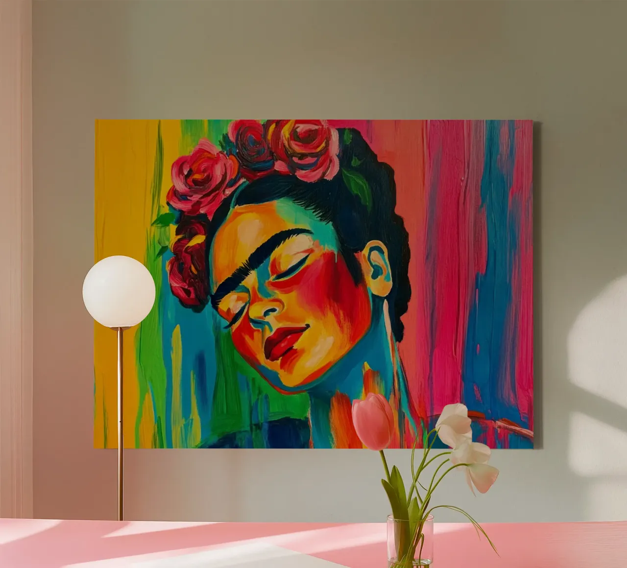 Garden of Reflection canvas by Modern Muse